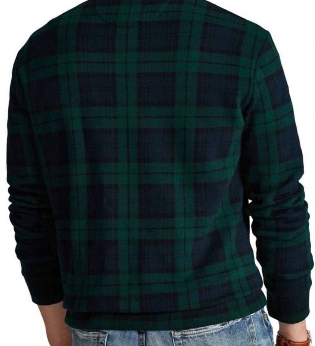 Polo Ralph Lauren Polo Ralph Lauren Men's Plaid Crest Sweatshirt Green XXL Size US XXL / EU 58 / 5 - 7 Thumbnail