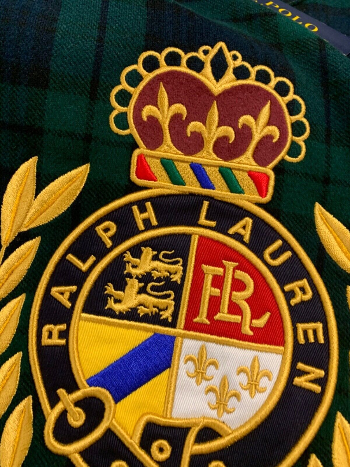 Polo Ralph Lauren Polo Ralph Lauren Men's Plaid Crest Sweatshirt Green XXL Size US XXL / EU 58 / 5 - 14 Thumbnail