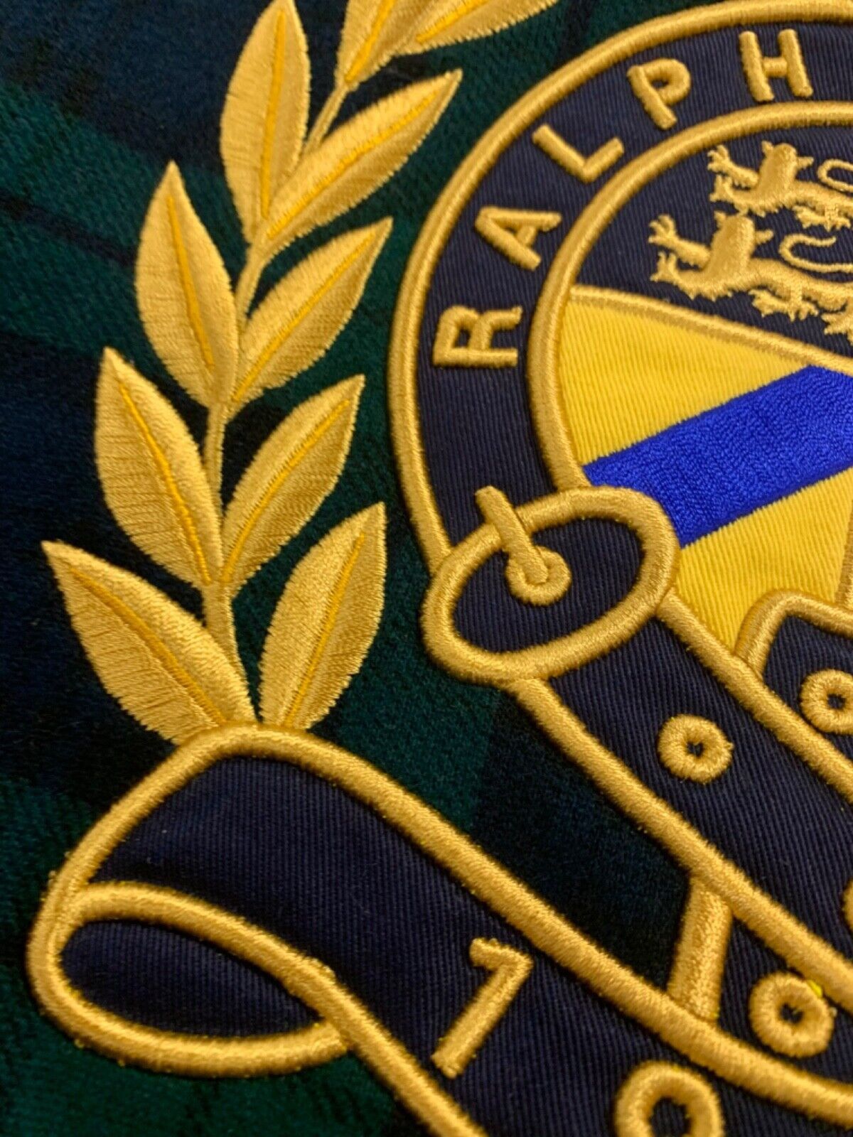 Polo Ralph Lauren Polo Ralph Lauren Men's Plaid Crest Sweatshirt Green XXL Size US XXL / EU 58 / 5 - 13 Thumbnail