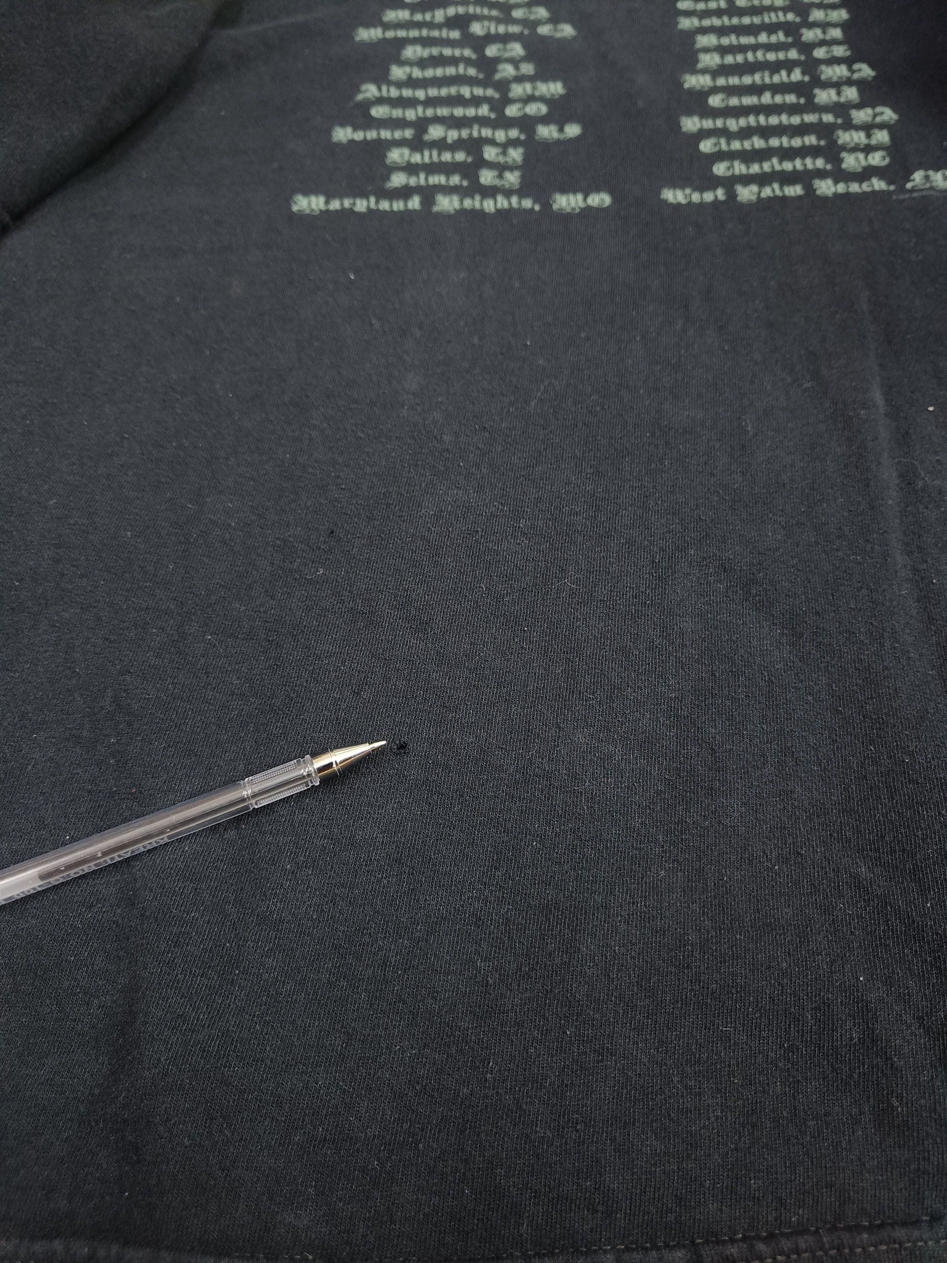 Band Tees × Vintage Vintage Y2K Ozzy Ozbourne Black Rain Tour Tee Size US XL / EU 56 / 4 - 11 Thumbnail
