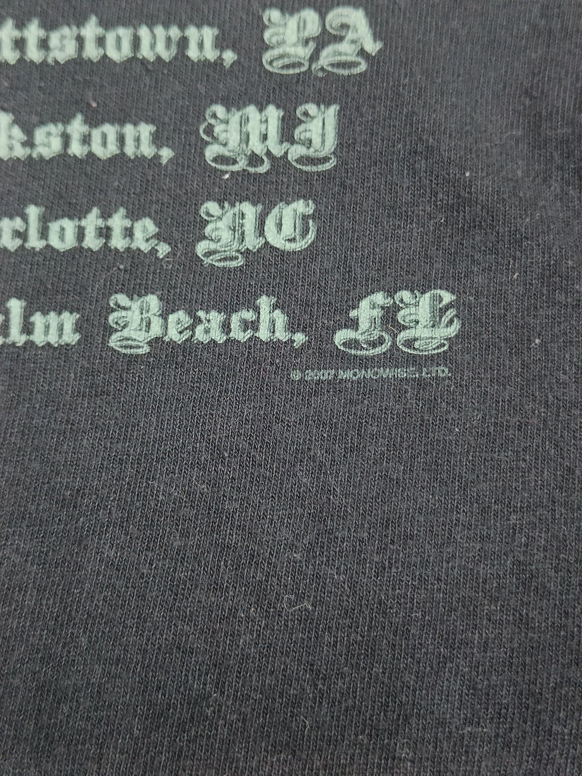 Band Tees × Vintage Vintage Y2K Ozzy Ozbourne Black Rain Tour Tee Size US XL / EU 56 / 4 - 6 Thumbnail