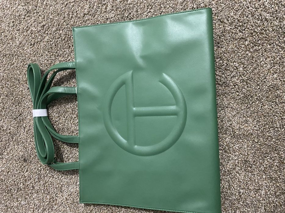 Telfar Large Sage Green Telfar Bag Grailed