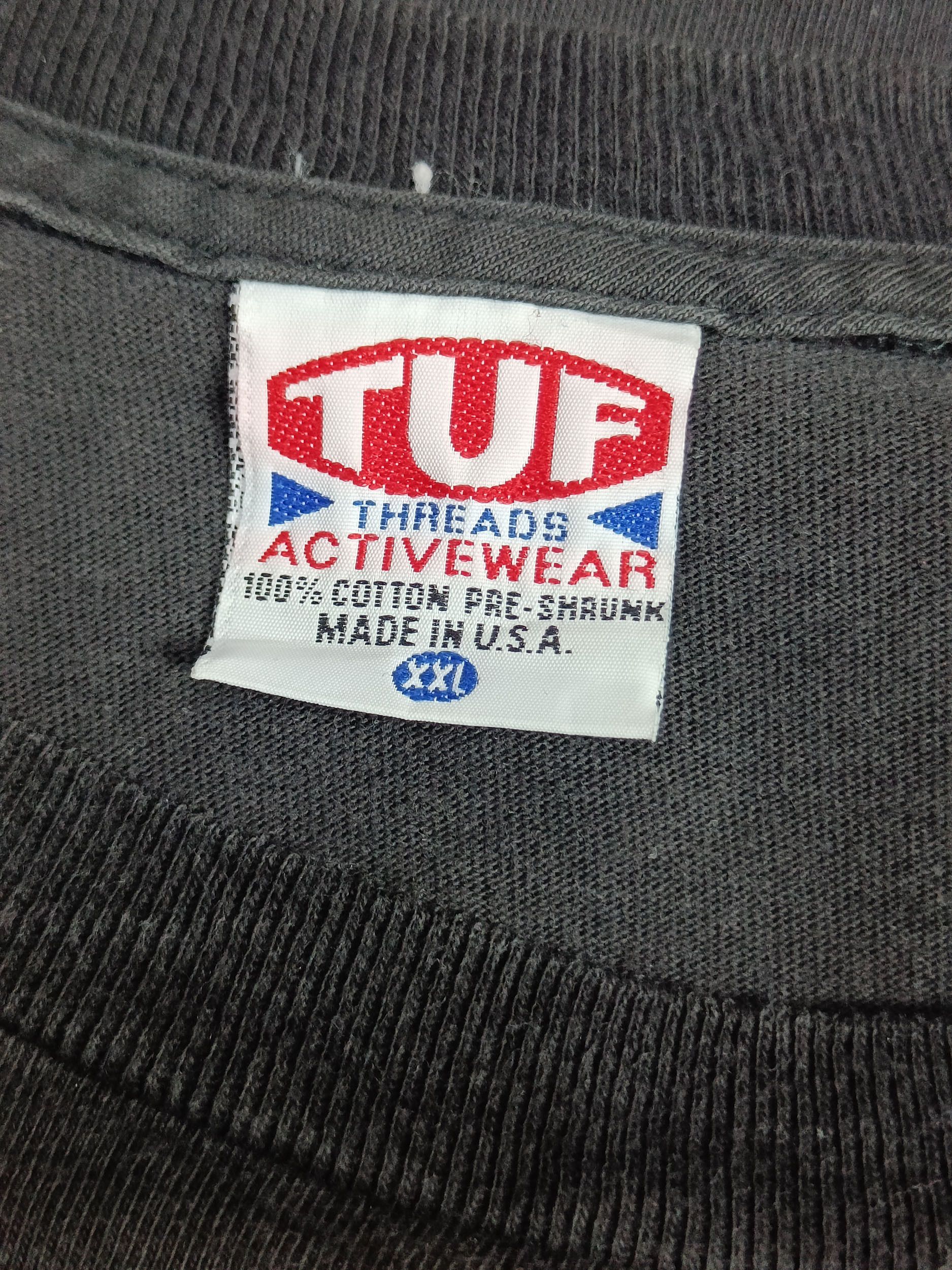 Vintage Vintage 90s Indy Racing League Tuf Tee Size US XXL / EU 58 / 5 - 6 Thumbnail