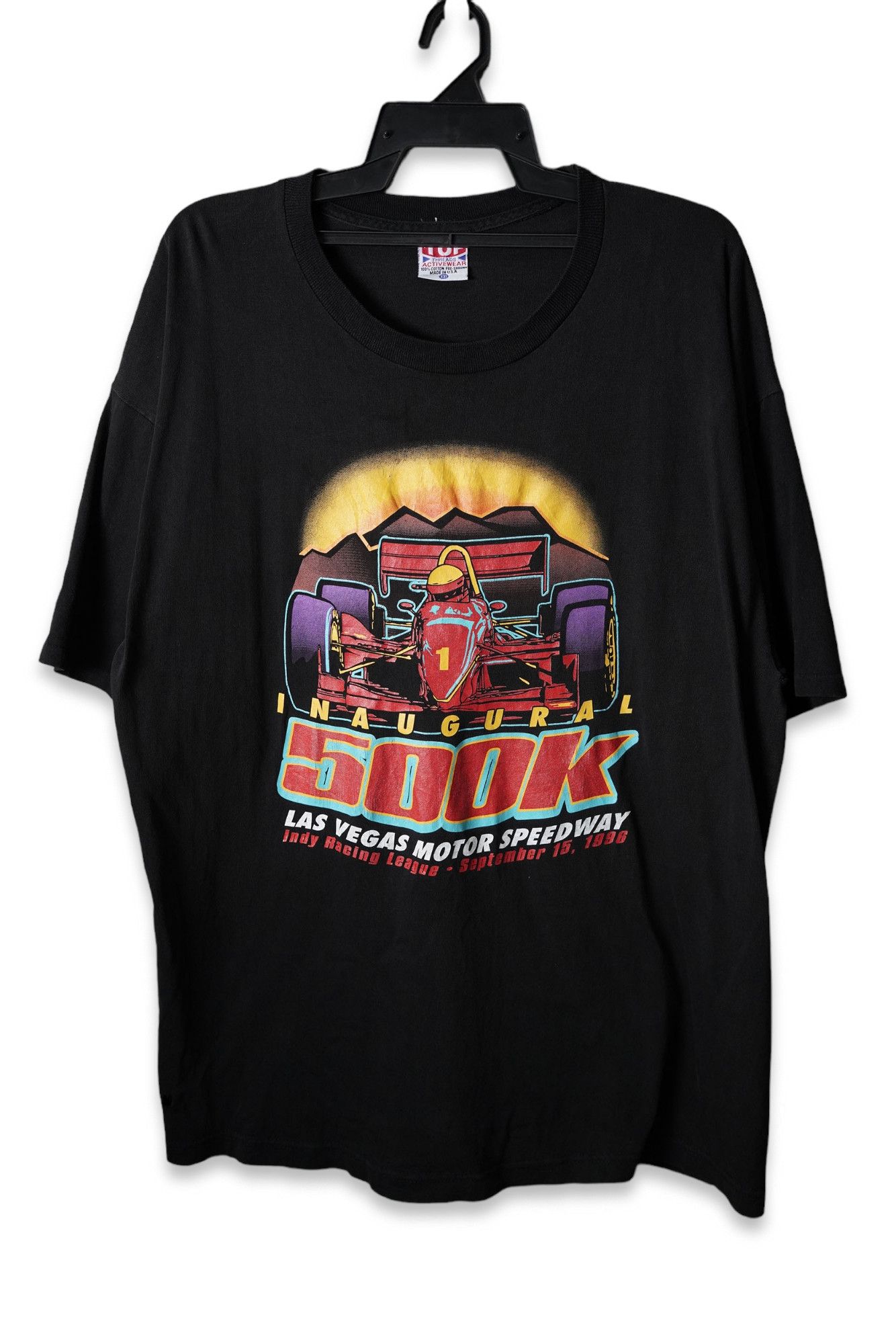 Vintage Vintage 90s Indy Racing League Tuf Tee Size US XXL / EU 58 / 5 - 2 Thumbnail