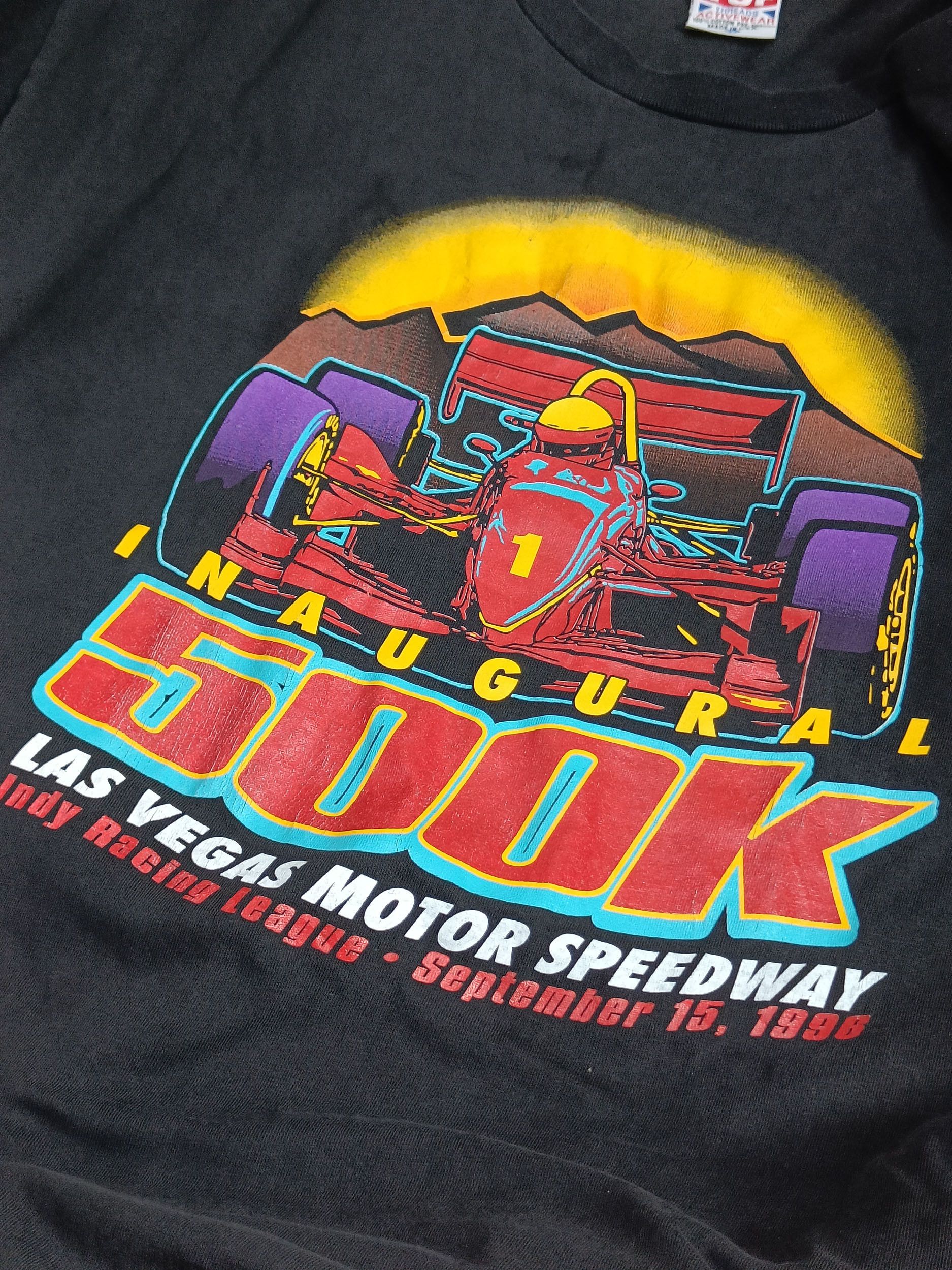 Vintage Vintage 90s Indy Racing League Tuf Tee Size US XXL / EU 58 / 5 - 5 Thumbnail