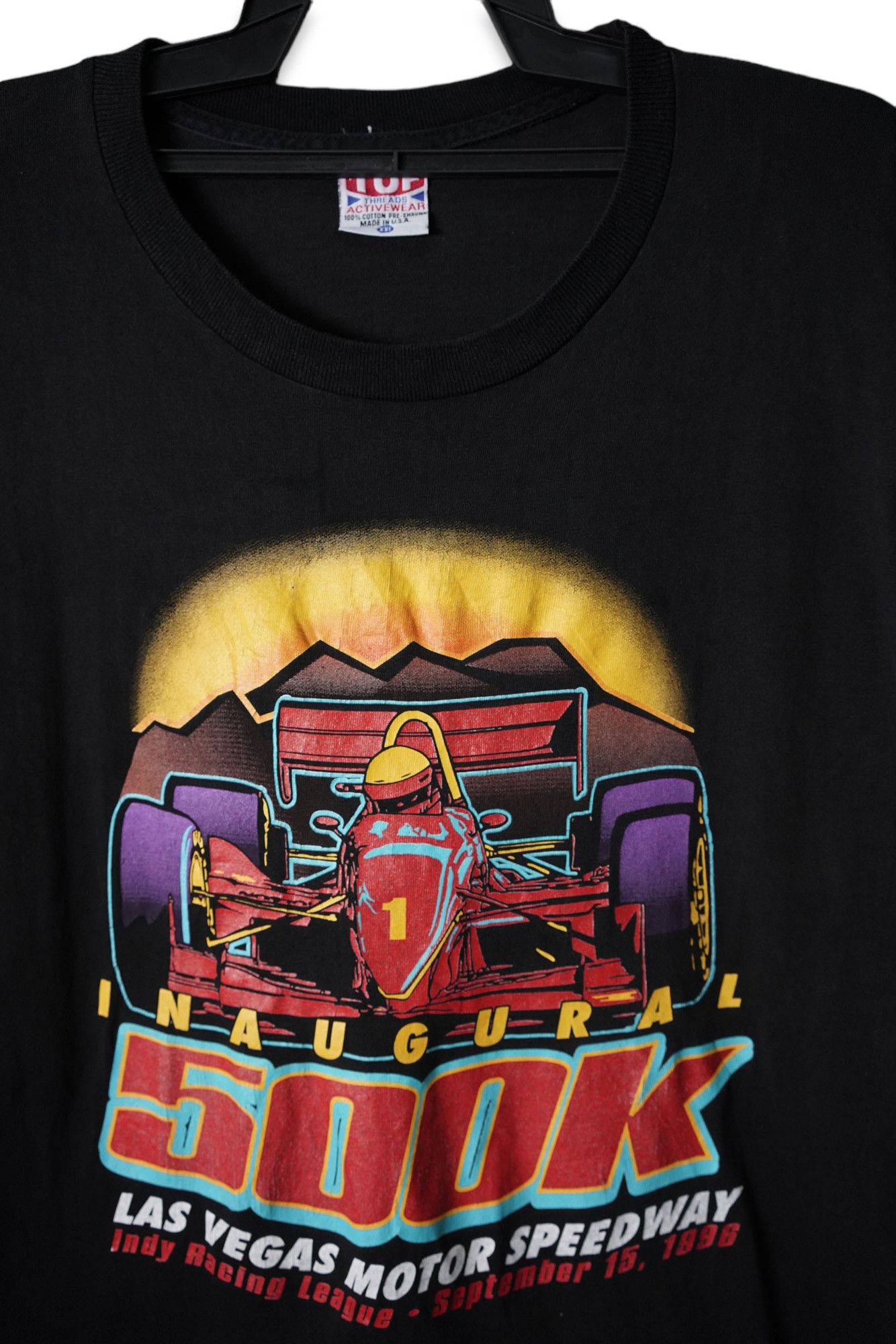 Vintage Vintage 90s Indy Racing League Tuf Tee Size US XXL / EU 58 / 5 - 3 Thumbnail
