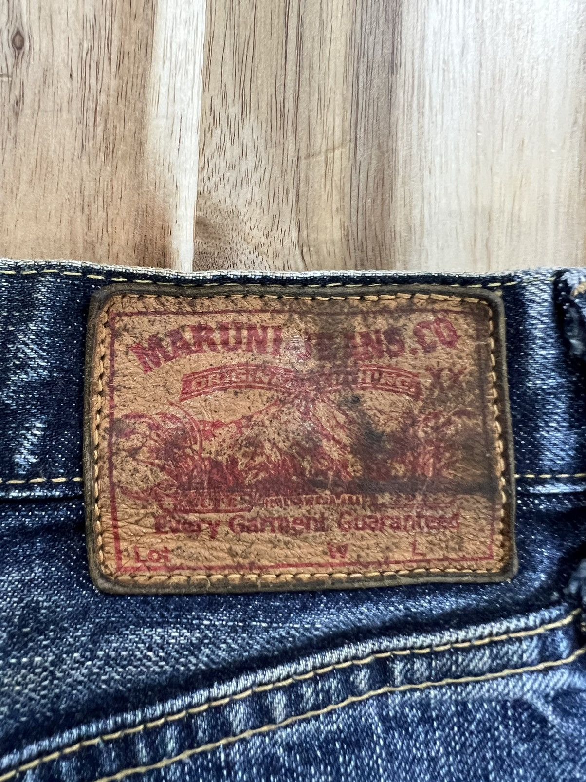 Japanese Brand Maruni Jeans & Co Japanese Brand Denim Jeans Size US 32 / EU 48 - 10 Thumbnail