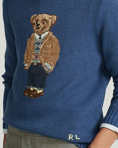 Polo Ralph Lauren Polo Ralph Lauren Bear Knitted Cotton Sweater XXL Size US XXL / EU 58 / 5 - 6 Thumbnail