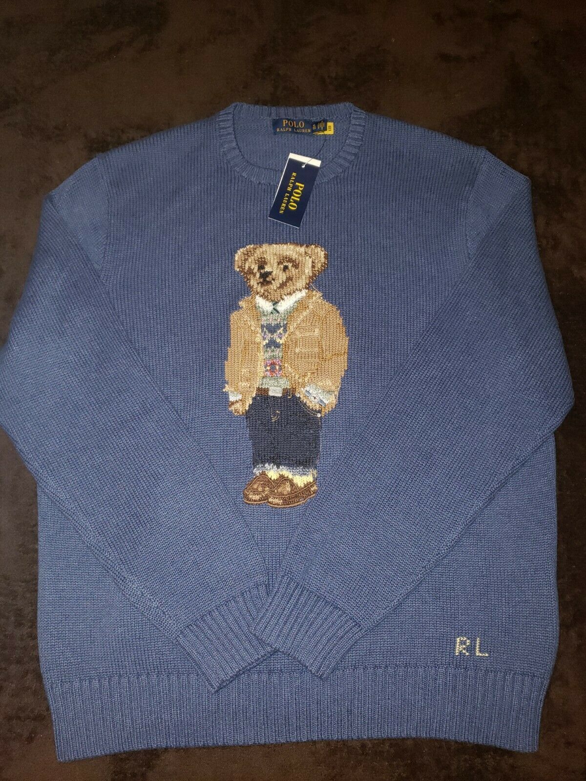 Polo Ralph Lauren Polo Ralph Lauren Bear Knitted Cotton Sweater XXL Size US XXL / EU 58 / 5 - 8 Thumbnail