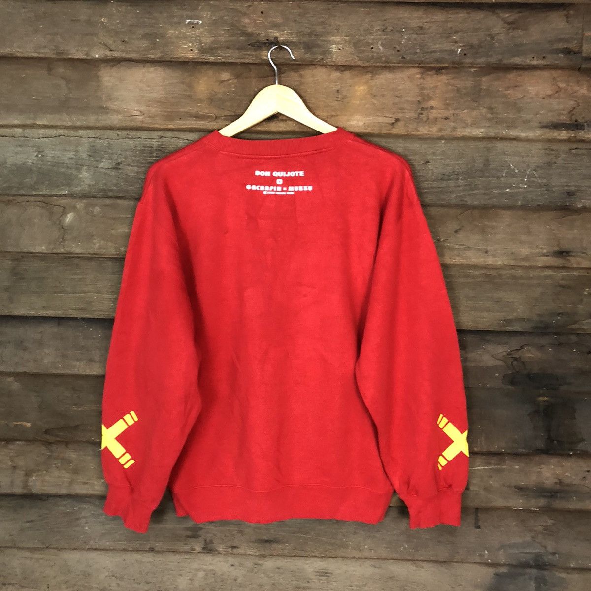 Anime Don Quijote X Grachapin & Mukku Red Sweatshirt #4766 Size US L / EU 52-54 / 3 - 10 Thumbnail