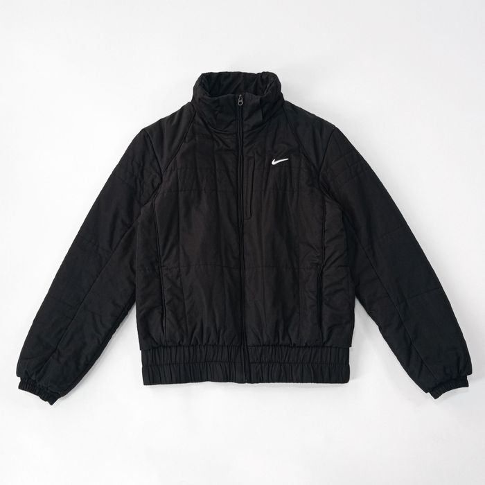 Nike quilted bomber jacket 147265 L BLACK DRILL | Grailed