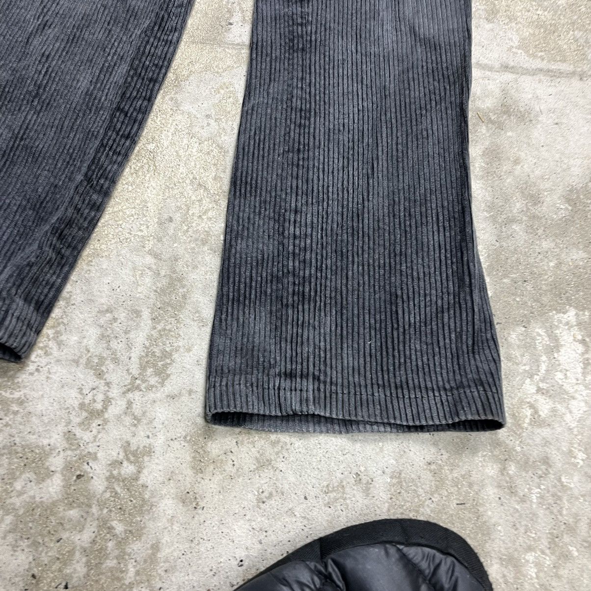Japanese Brand 1970s FLARE CORDUROY ZIPPED WORK PANTS - № 3104 Size US 32 / EU 48 - 6 Thumbnail