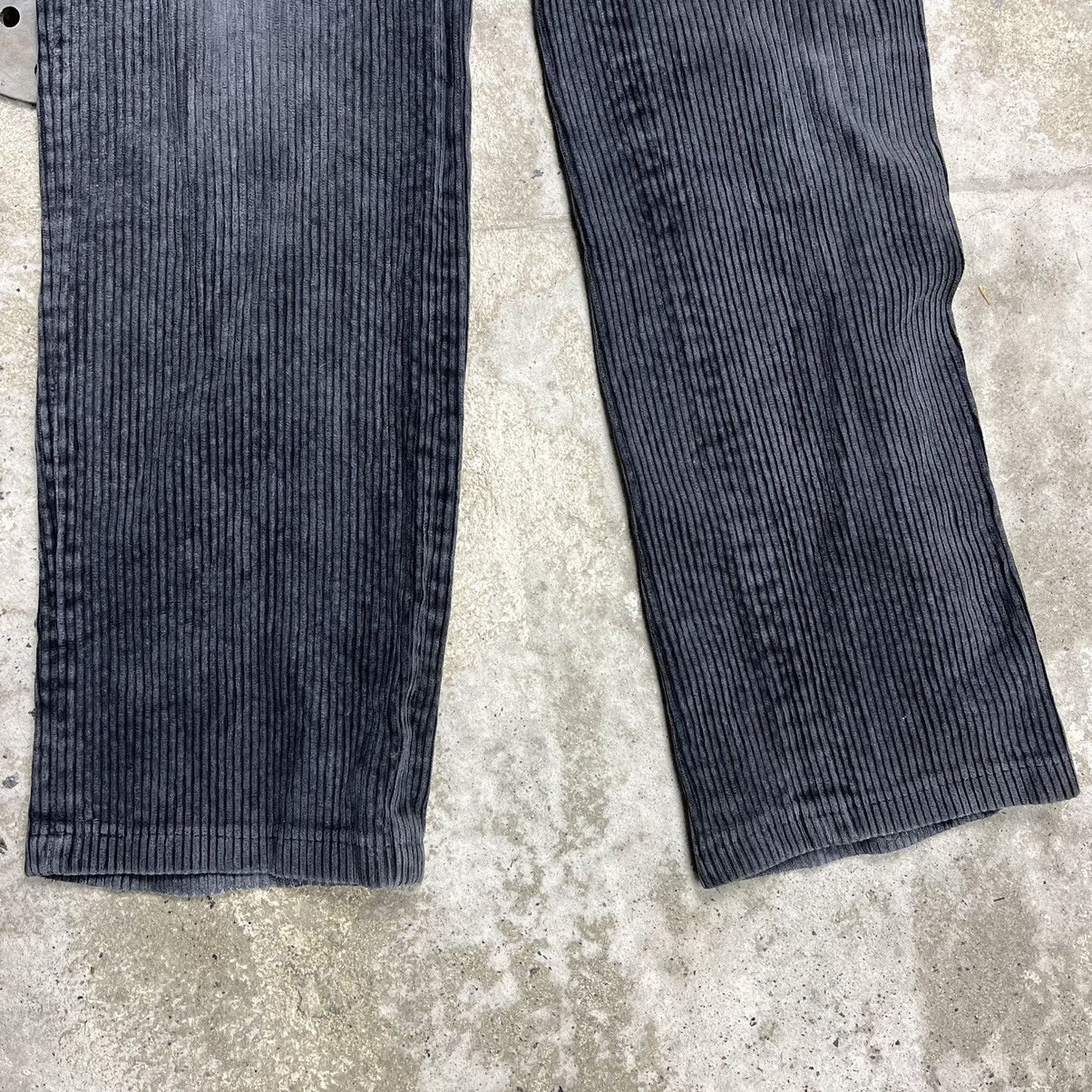 Japanese Brand 1970s FLARE CORDUROY ZIPPED WORK PANTS - № 3104 Size US 32 / EU 48 - 5 Thumbnail