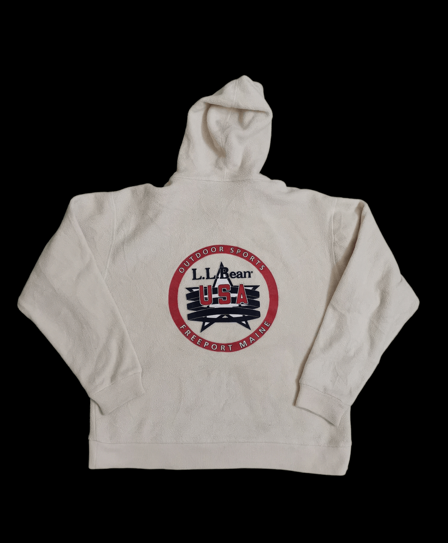 Vintage Bean Hoodie Half Zip Up