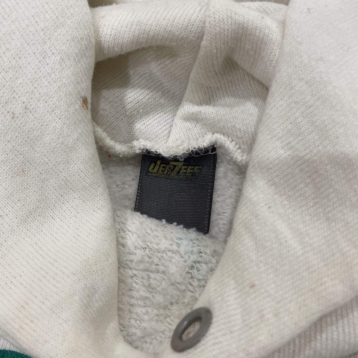 Russell Athletic × Vintage Vintage White Clover Leaf Graphic Hoodie Size US S / EU 44-46 / 1 - 10 Thumbnail