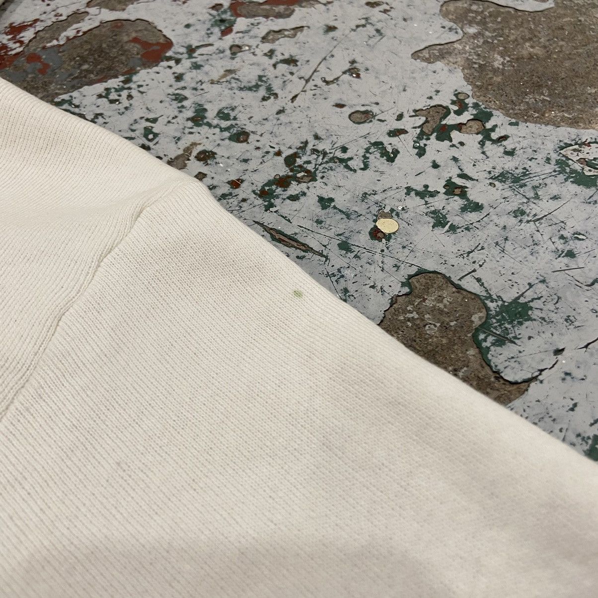 Russell Athletic × Vintage Vintage White Clover Leaf Graphic Hoodie Size US S / EU 44-46 / 1 - 7 Thumbnail