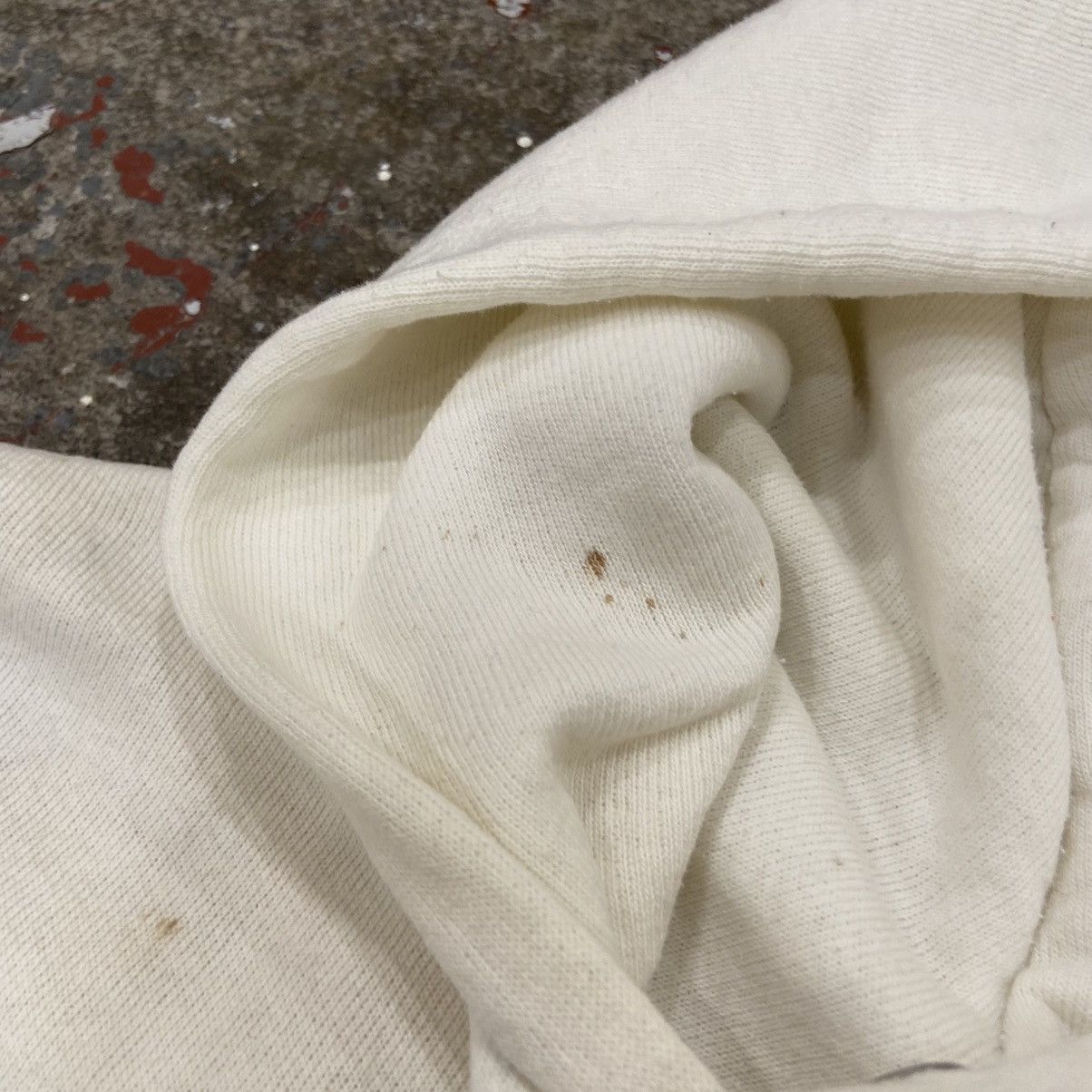 Russell Athletic × Vintage Vintage White Clover Leaf Graphic Hoodie Size US S / EU 44-46 / 1 - 9 Thumbnail