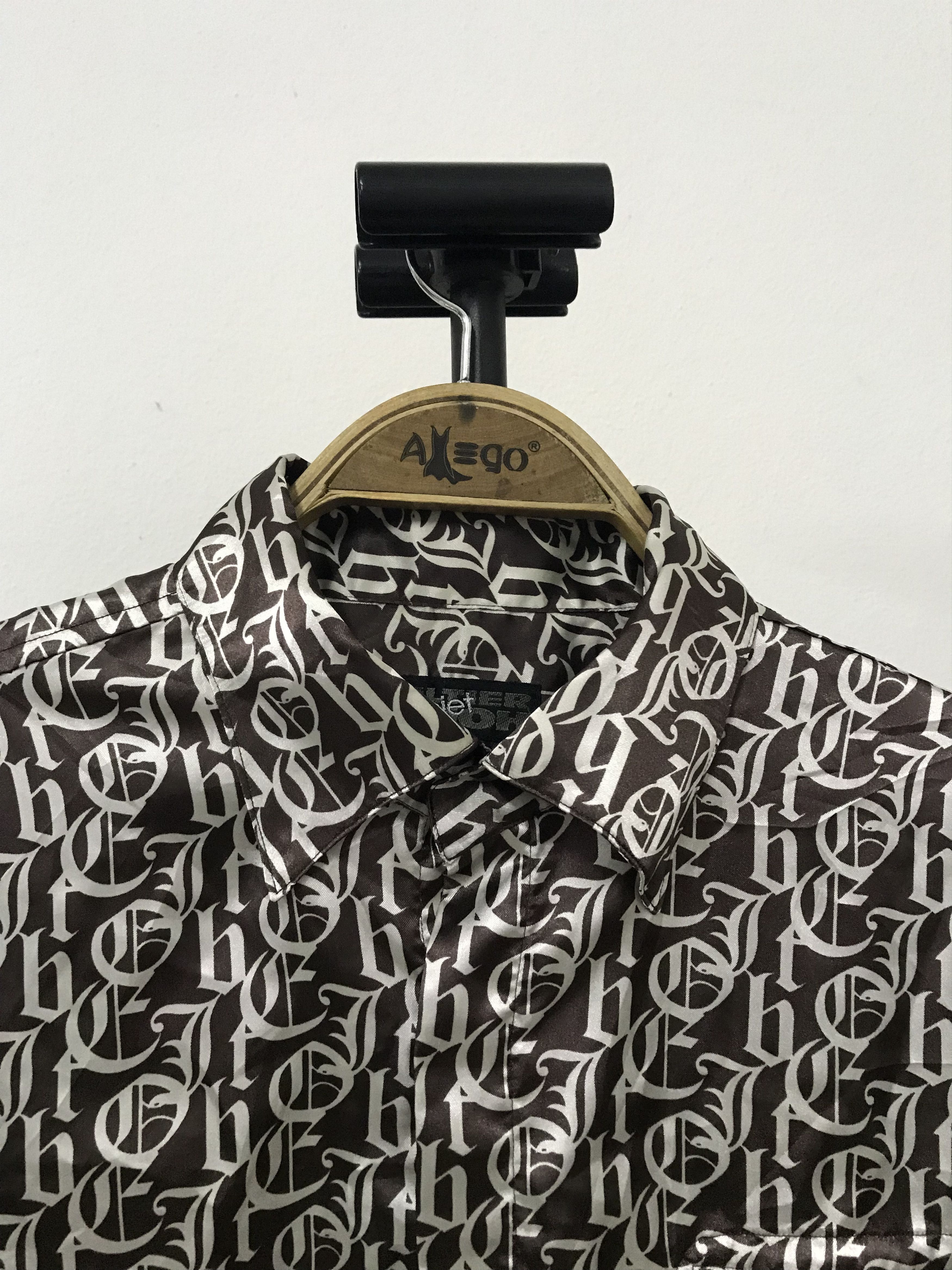 Gaultier Homme Objet × Jean Paul Gaultier × Vintage 🔥Hail🔥 vintage Gaultier homme objet monogram Silk Size US L / EU 52-54 / 3 - 3 Thumbnail
