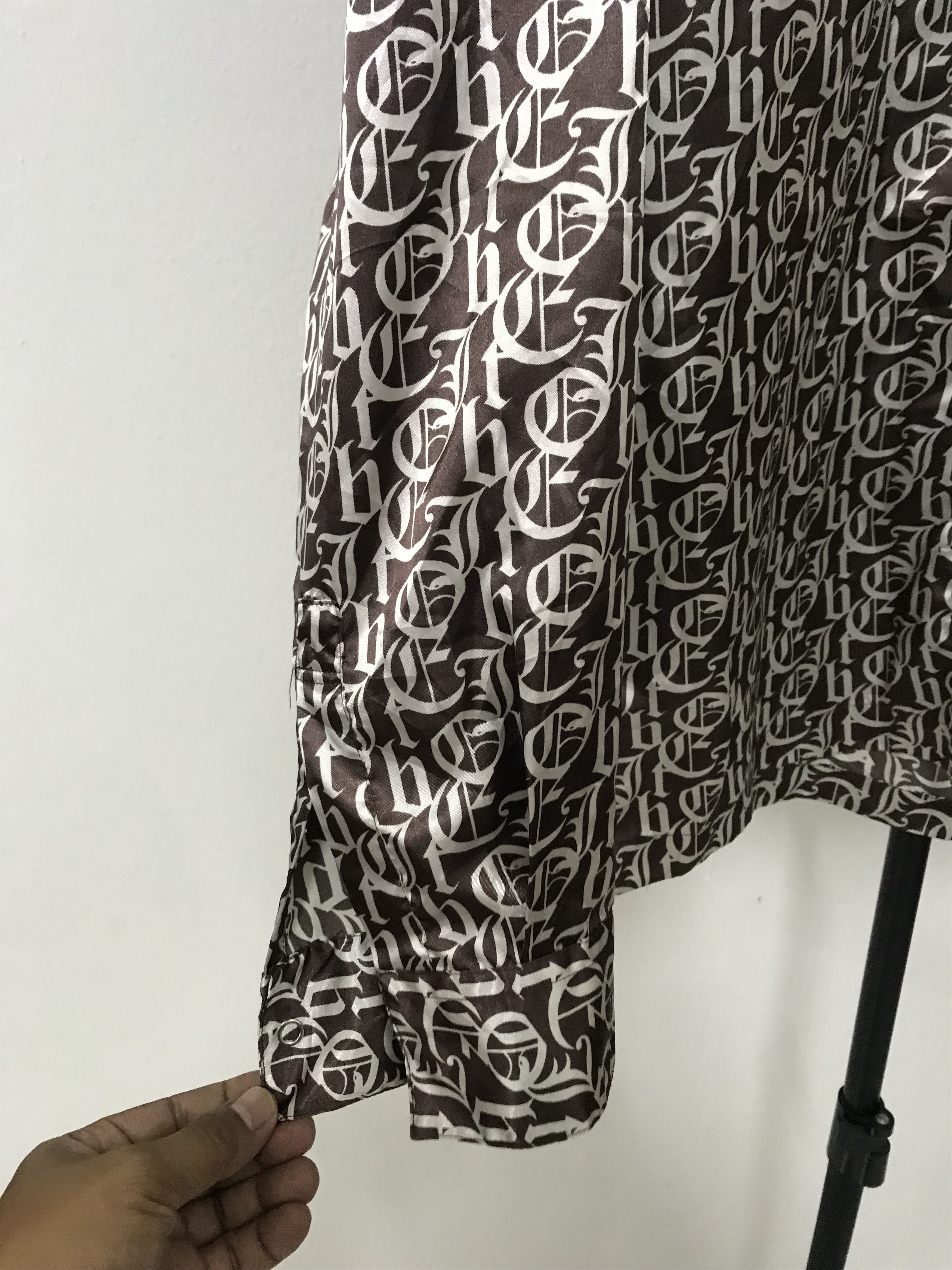 Gaultier Homme Objet × Jean Paul Gaultier × Vintage 🔥Hail🔥 vintage Gaultier homme objet monogram Silk Size US L / EU 52-54 / 3 - 4 Thumbnail