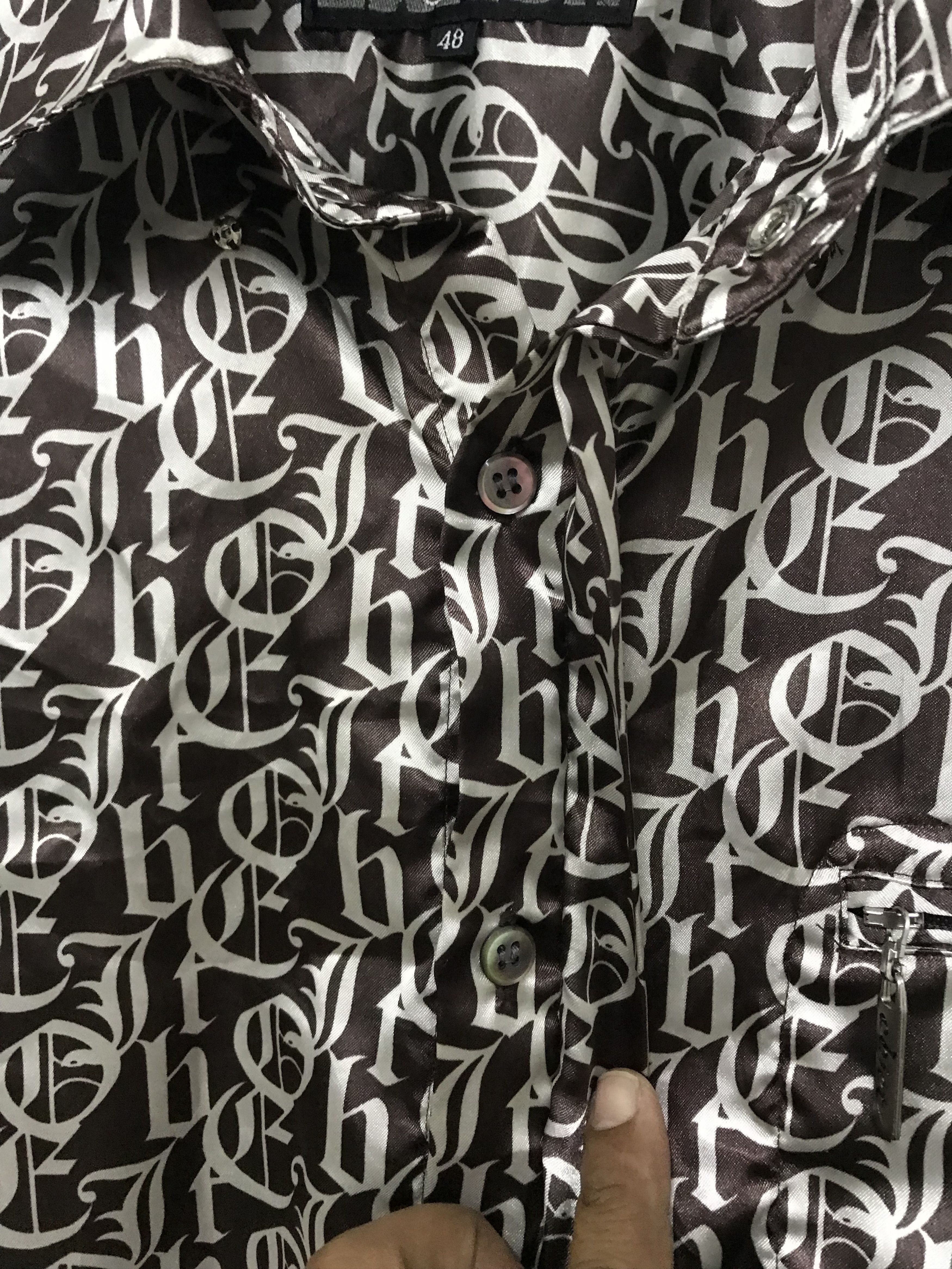 Gaultier Homme Objet × Jean Paul Gaultier × Vintage 🔥Hail🔥 vintage Gaultier homme objet monogram Silk Size US L / EU 52-54 / 3 - 9 Thumbnail