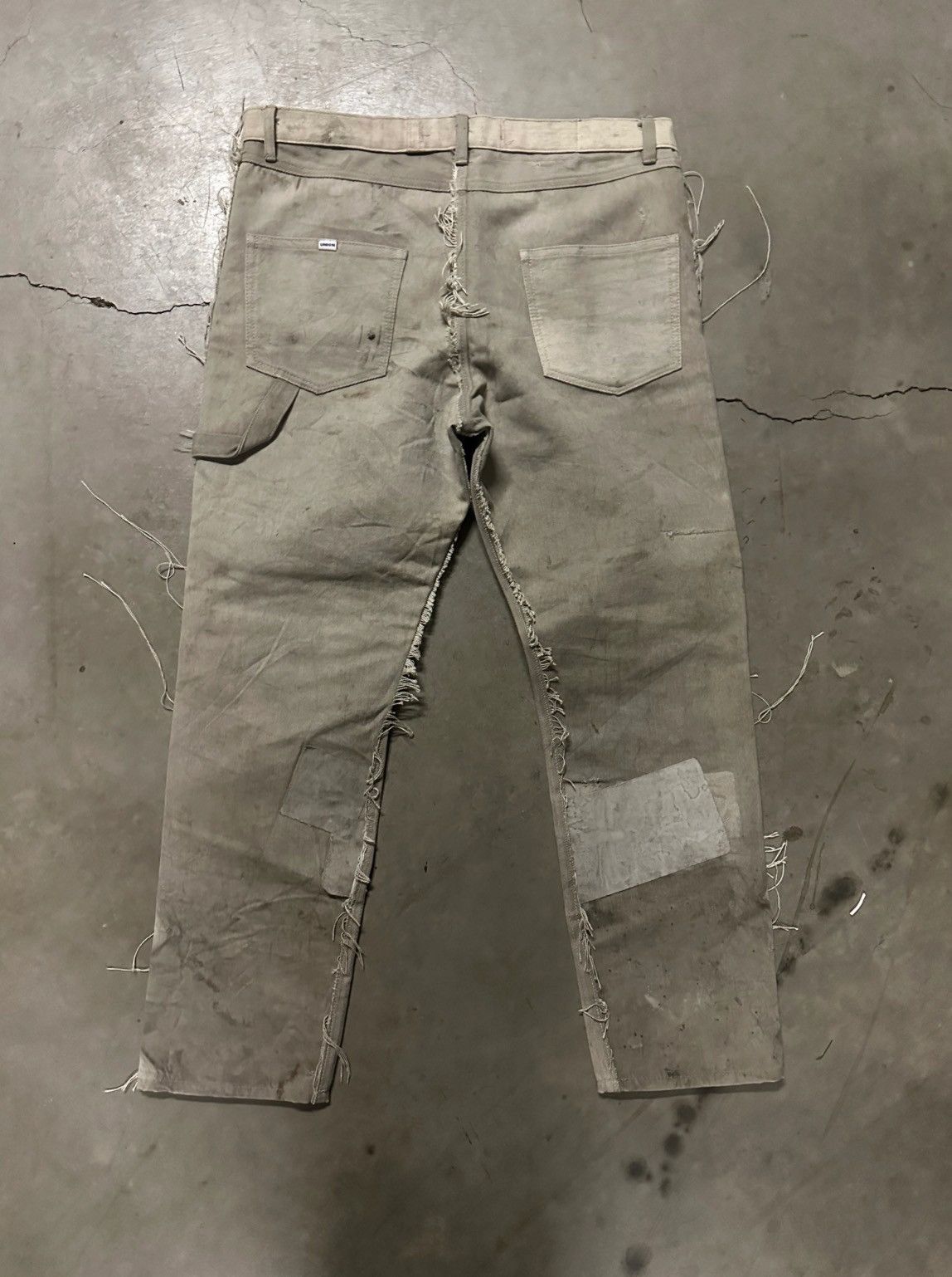 Union La RRR-123 Union Upcycled Mailbag Carpenter Pants | Grailed