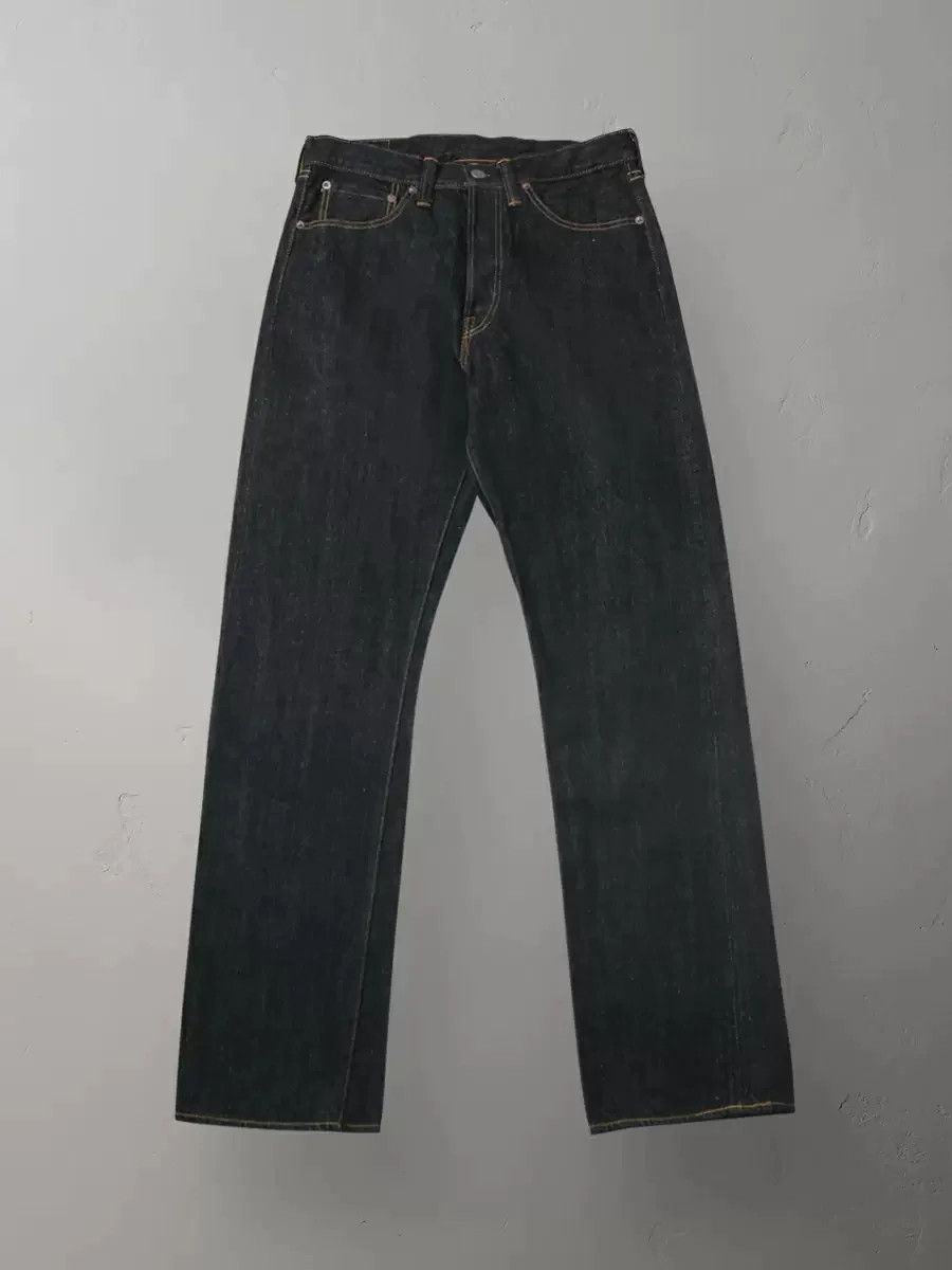Japanese Brand × The Flat Head The Flat Head Wide Straight Jeans 14.5oz 3004 Size US 38 / EU 54 - 1 Thumbnail