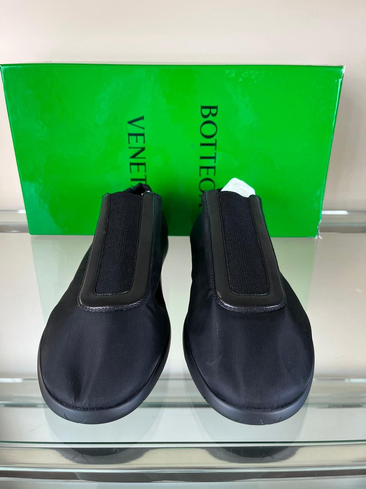 Bottega Veneta o1rshd1 Low Top Tech Fabric Sneakers in Black Size US 9.5 / EU 42-43 - 4 Thumbnail