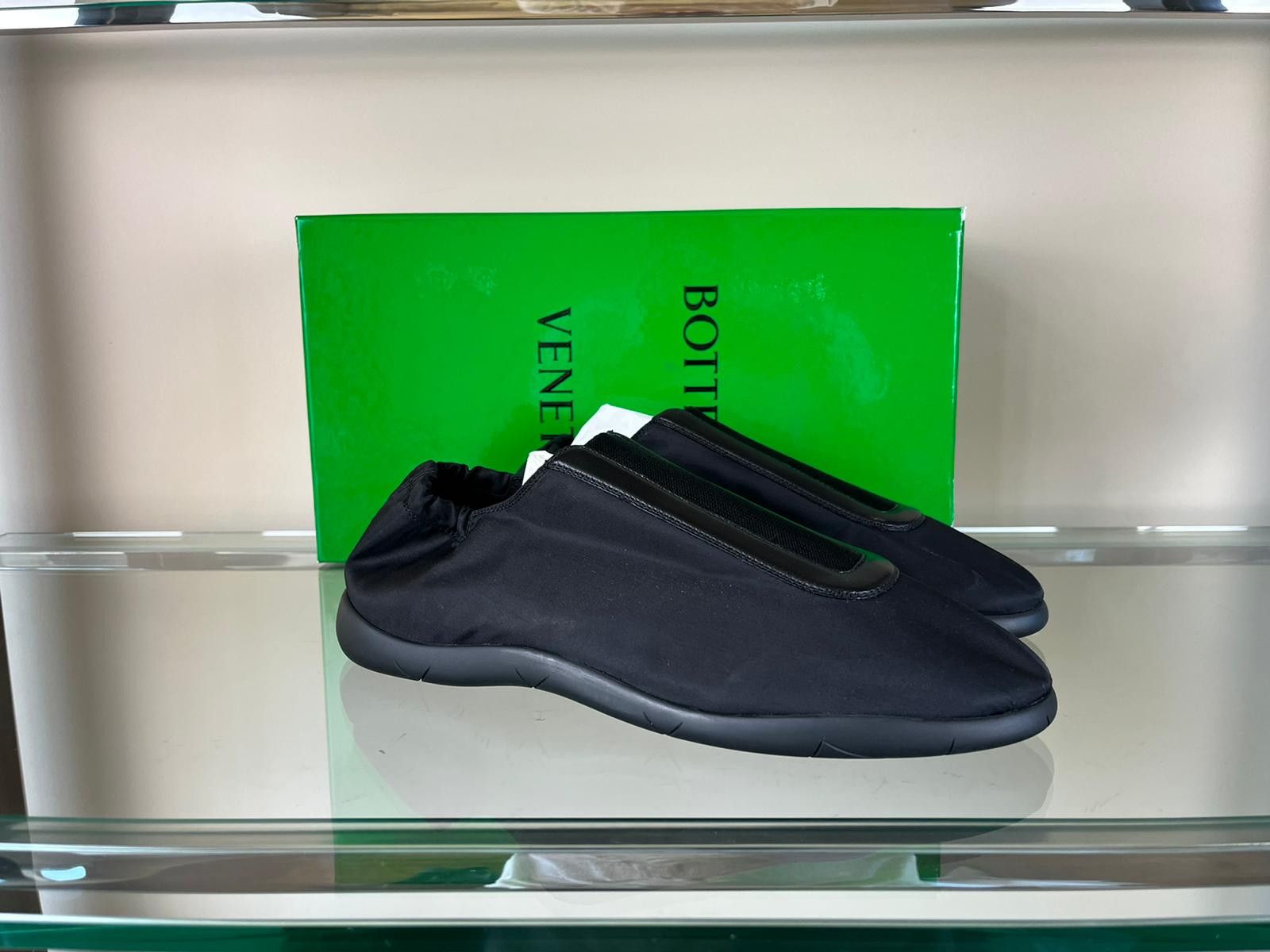 Bottega Veneta o1rshd1 Low Top Tech Fabric Sneakers in Black Size US 9.5 / EU 42-43 - 9 Thumbnail