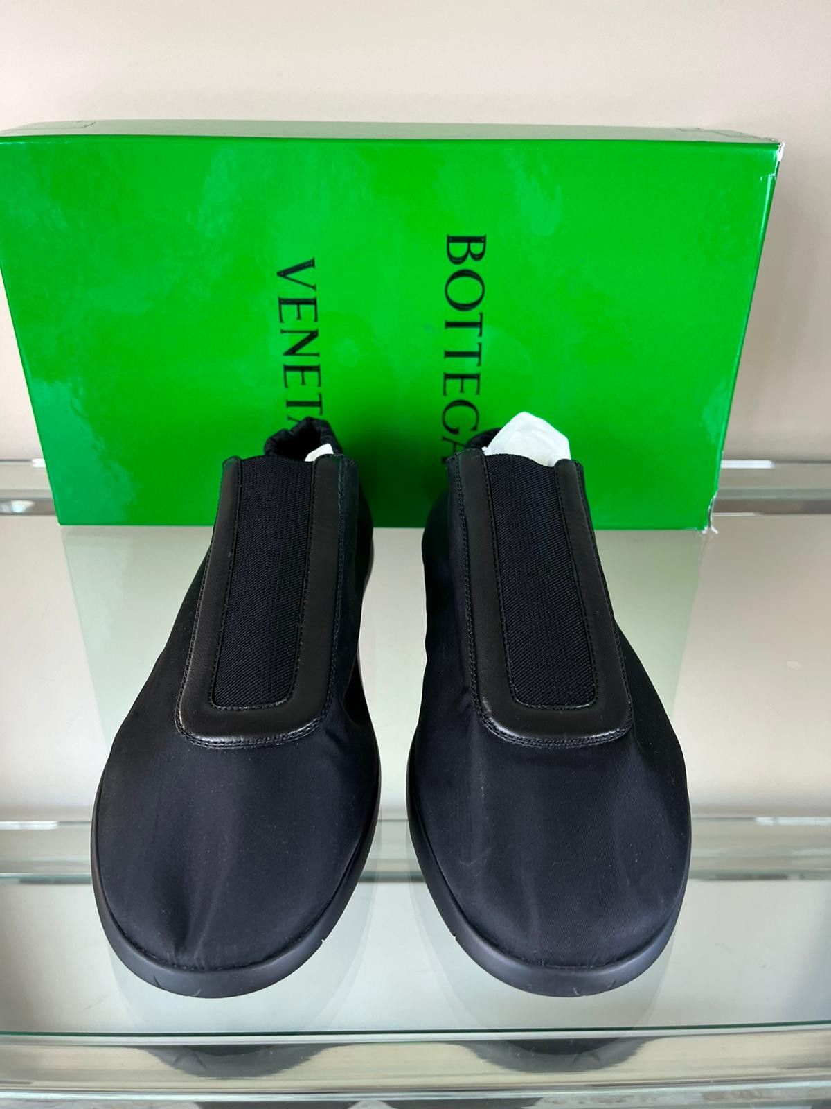 Bottega Veneta o1rshd1 Low Top Tech Fabric Sneakers in Black Size US 9.5 / EU 42-43 - 7 Thumbnail