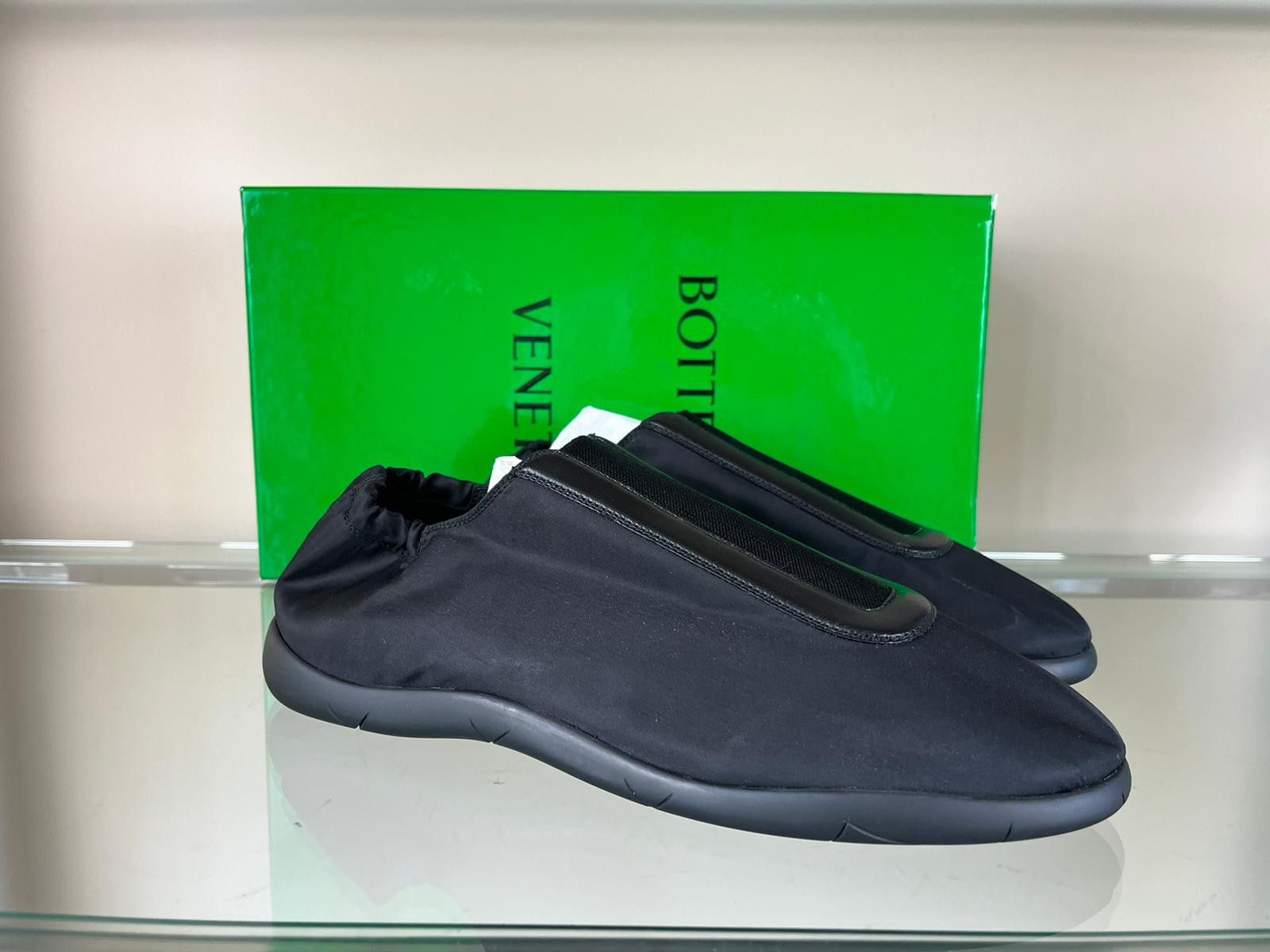 Bottega Veneta o1rshd1 Low Top Tech Fabric Sneakers in Black Size US 9.5 / EU 42-43 - 6 Thumbnail