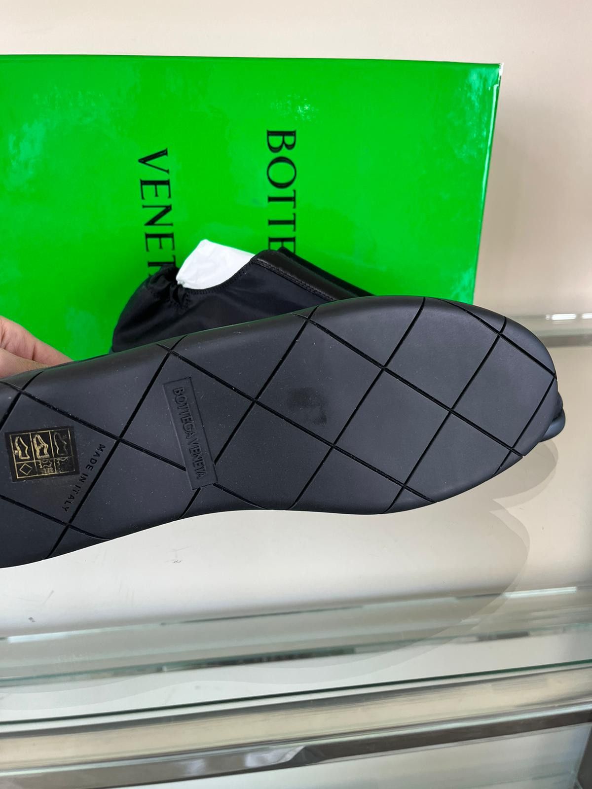 Bottega Veneta o1rshd1 Low Top Tech Fabric Sneakers in Black Size US 9.5 / EU 42-43 - 10 Thumbnail