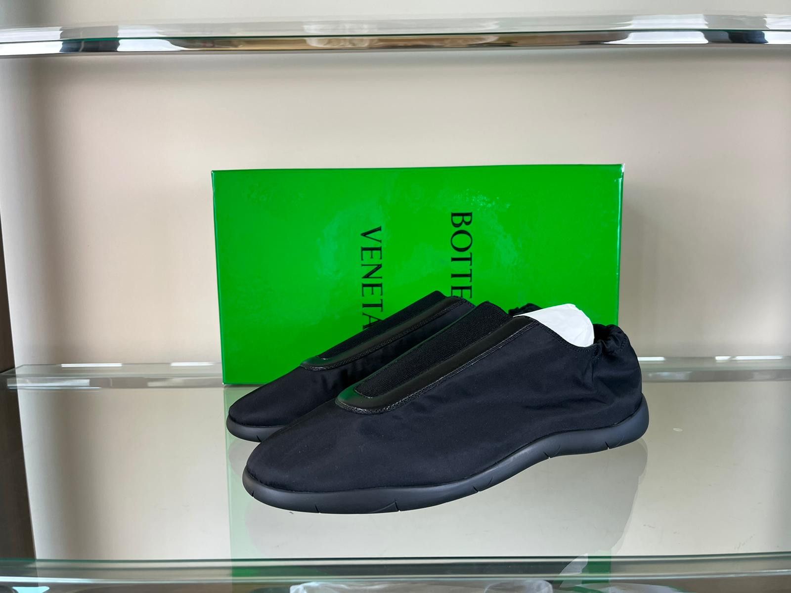 Bottega Veneta o1rshd1 Low Top Tech Fabric Sneakers in Black Size US 9.5 / EU 42-43 - 5 Thumbnail