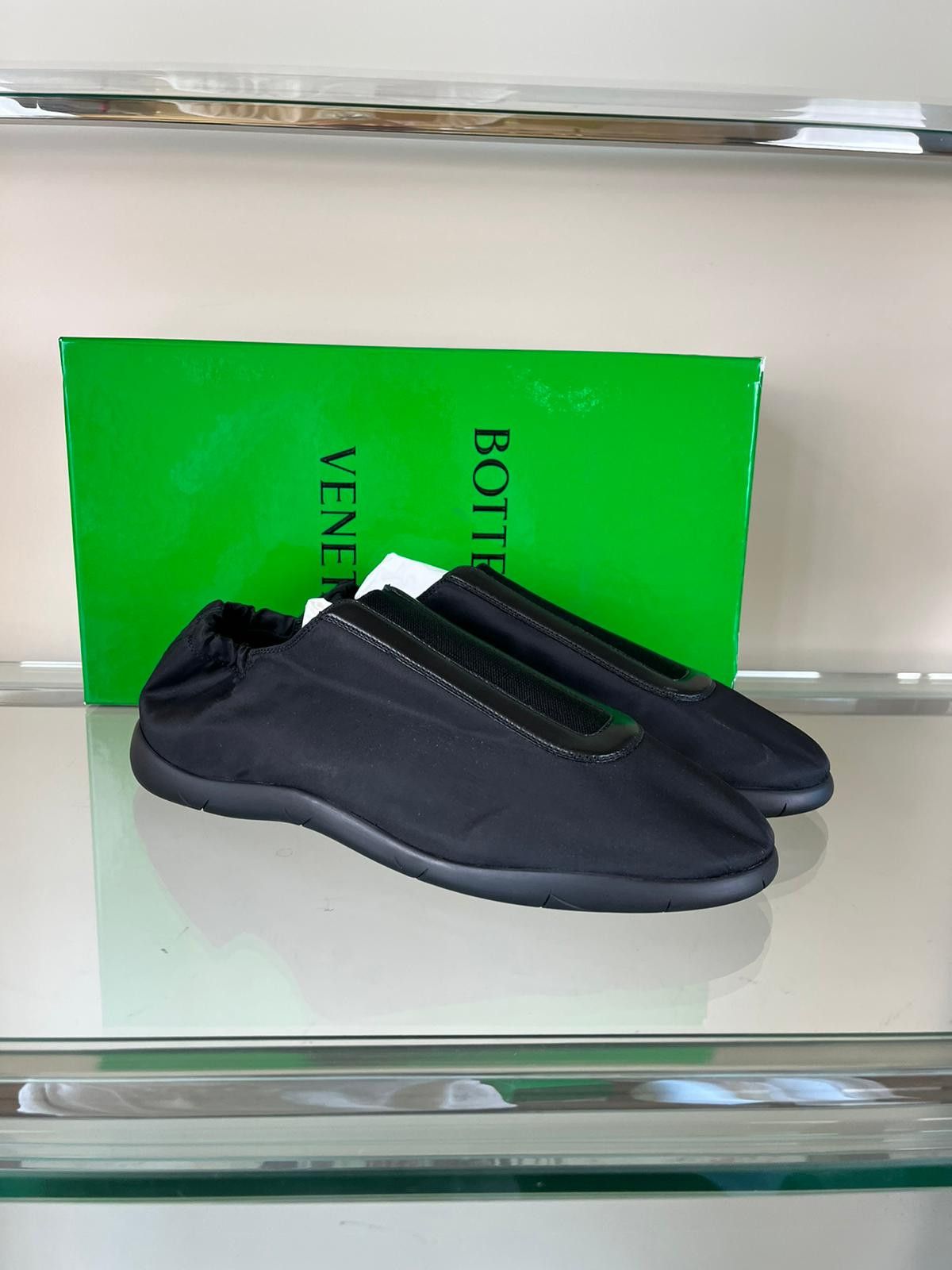 Bottega Veneta o1rshd1 Low Top Tech Fabric Sneakers in Black Size US 9.5 / EU 42-43 - 13 Thumbnail