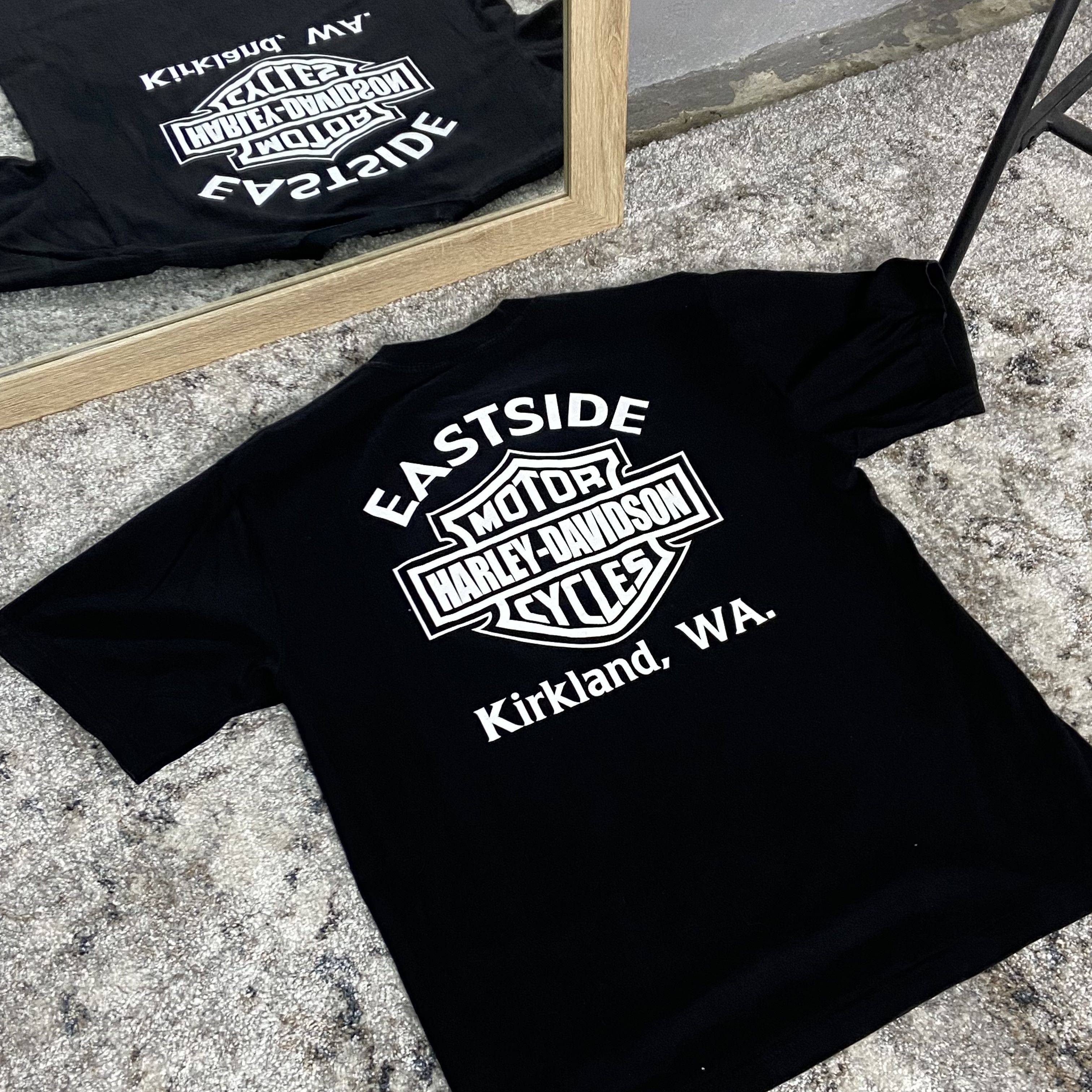 Harley Davidson 2000s HARLEY DAVIDSON EASTSIDE FOREVER FREE RARE TEE - 621 Size US L / EU 52-54 / 3 - 4 Thumbnail