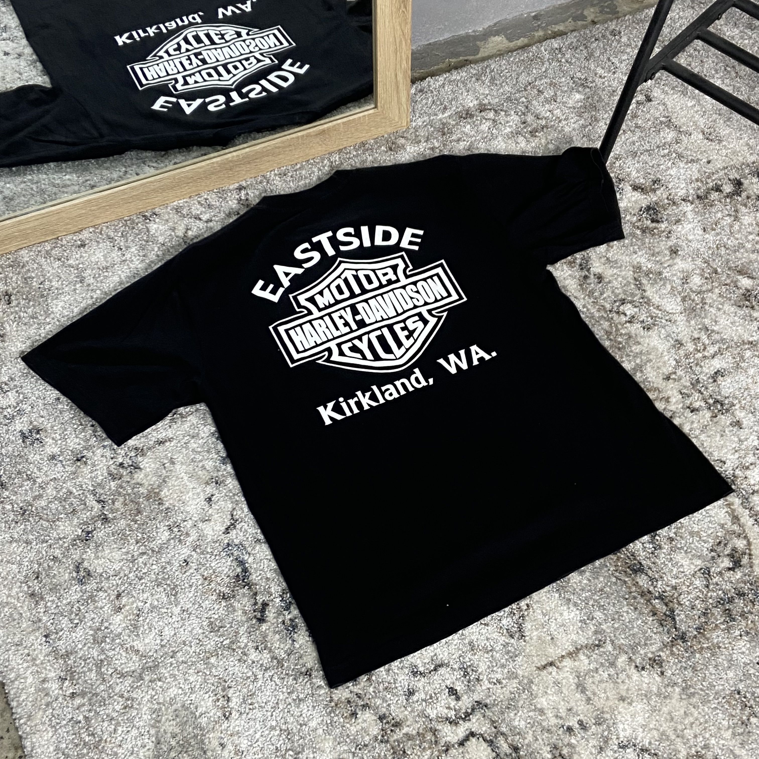 Harley Davidson 2000s HARLEY DAVIDSON EASTSIDE FOREVER FREE RARE TEE - 621 Size US L / EU 52-54 / 3 - 2 Thumbnail