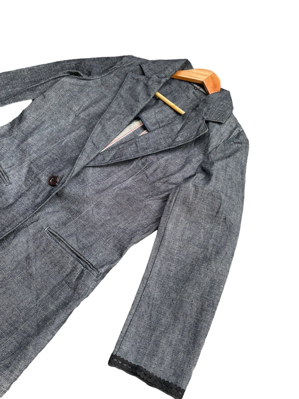 Japanese Brand 49 AV Junko Shimada Selvedge Denim Jacket Size US S / EU 44-46 / 1 - 4 Thumbnail