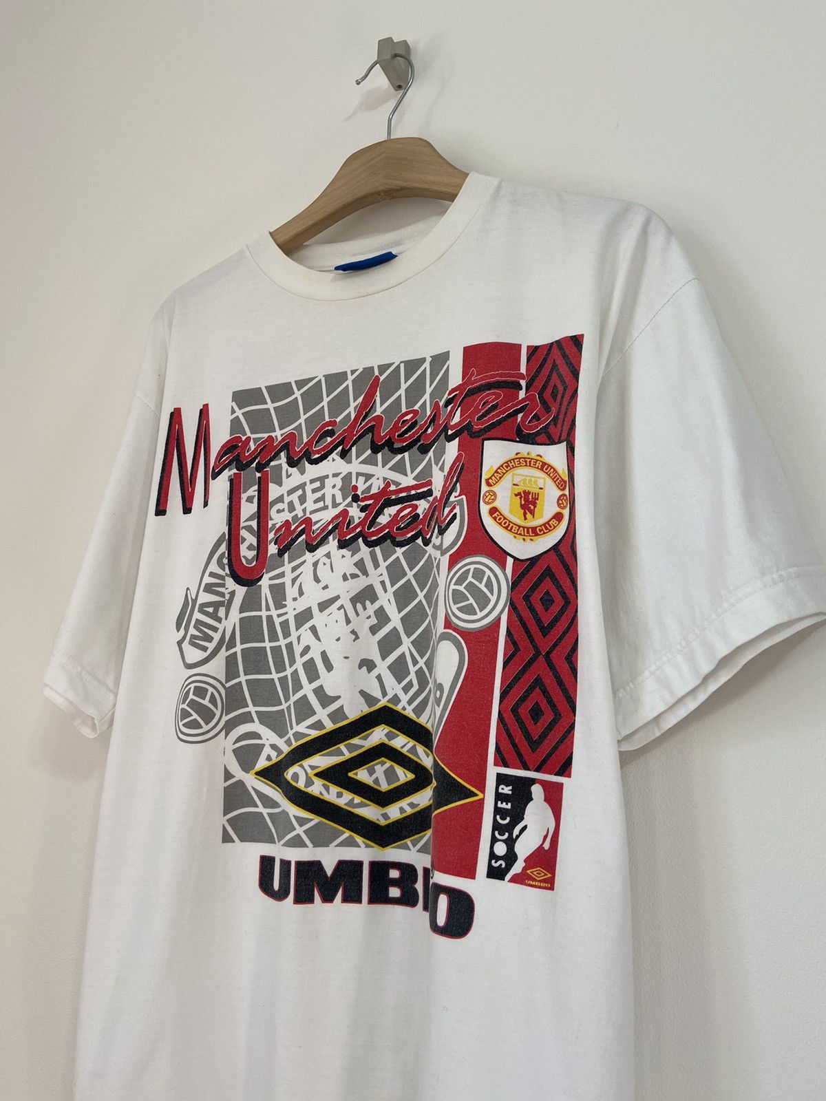 Umbro × Vintage Vintage Shirt Manchester United Sharp 1992 Football Size US L / EU 52-54 / 3 - 12 Thumbnail