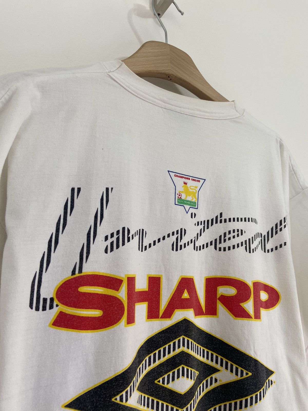 Umbro × Vintage Vintage Shirt Manchester United Sharp 1992 Football Size US L / EU 52-54 / 3 - 21 Thumbnail
