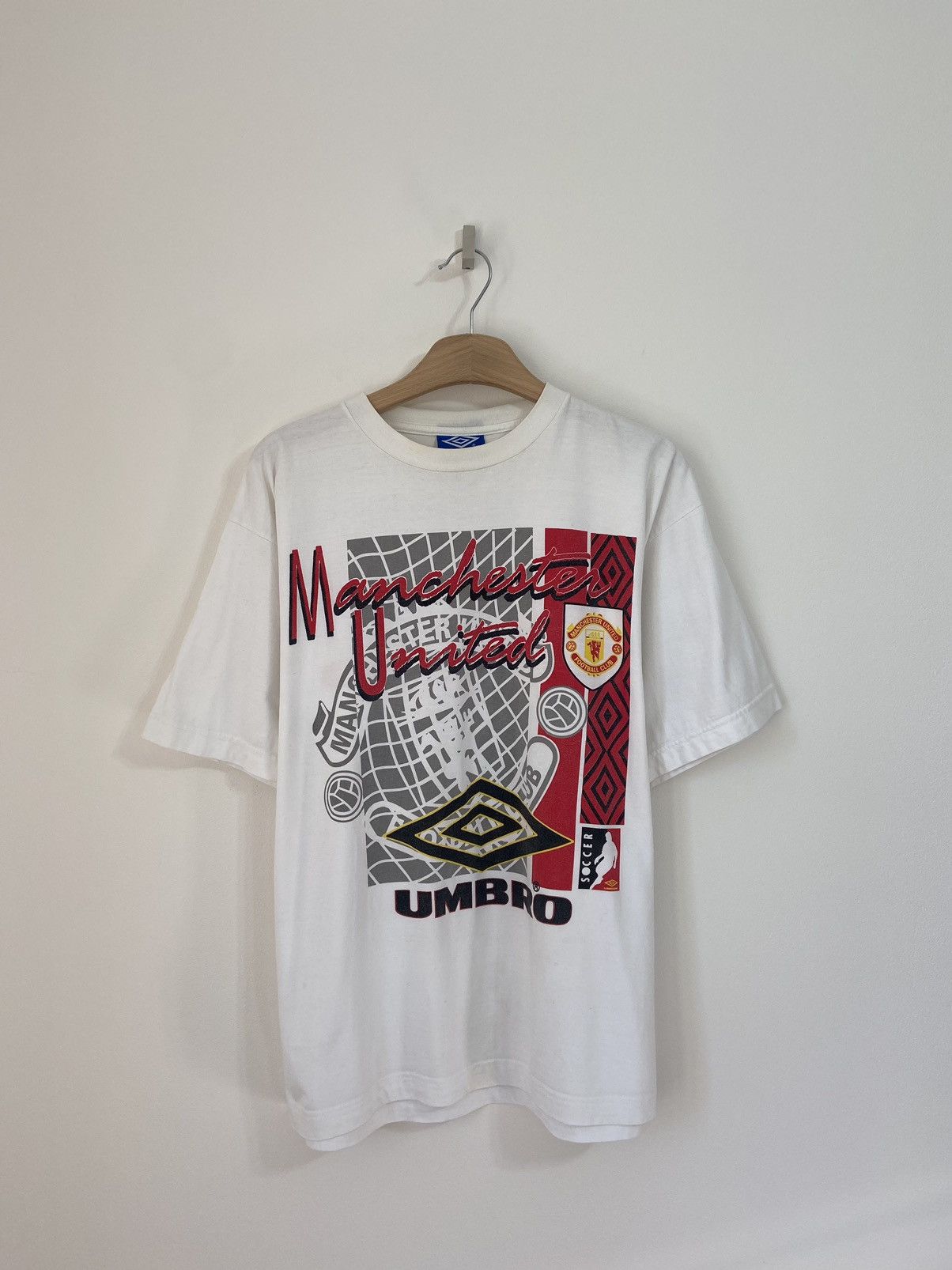 Umbro × Vintage Vintage Shirt Manchester United Sharp 1992 Football Size US L / EU 52-54 / 3 - 1 Thumbnail