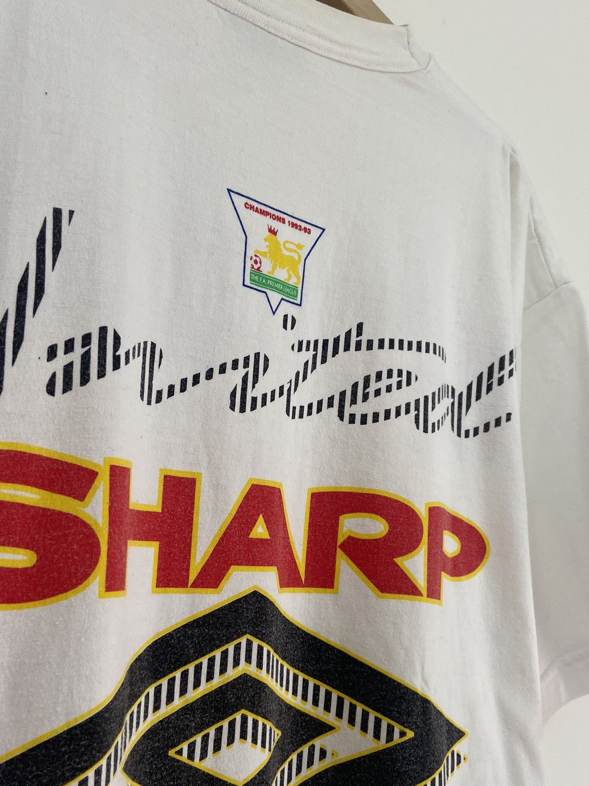 Umbro × Vintage Vintage Shirt Manchester United Sharp 1992 Football Size US L / EU 52-54 / 3 - 22 Thumbnail