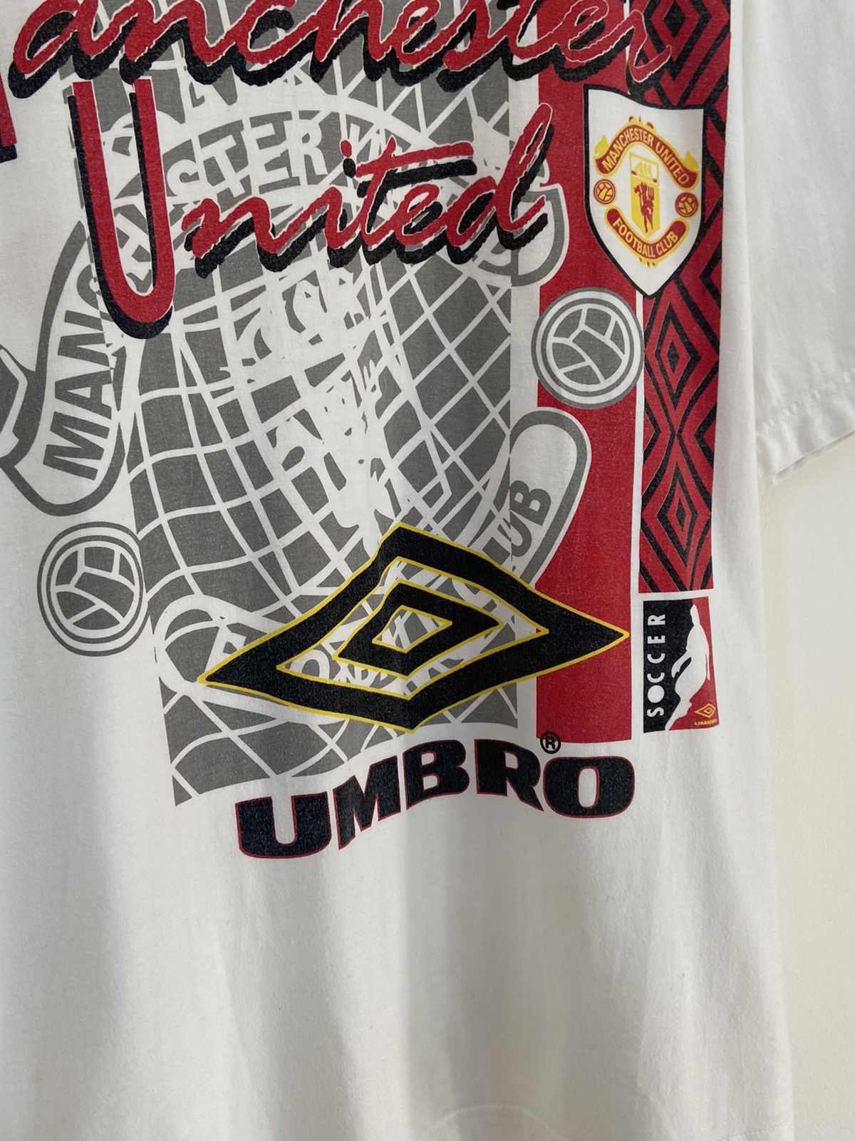 Umbro × Vintage Vintage Shirt Manchester United Sharp 1992 Football Size US L / EU 52-54 / 3 - 7 Thumbnail