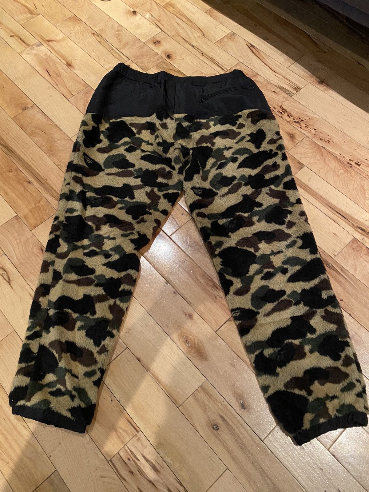 Bape Yellow 1st Camo Tech Fleece Pants size XL Size US 34 / EU 50 - 3 Thumbnail