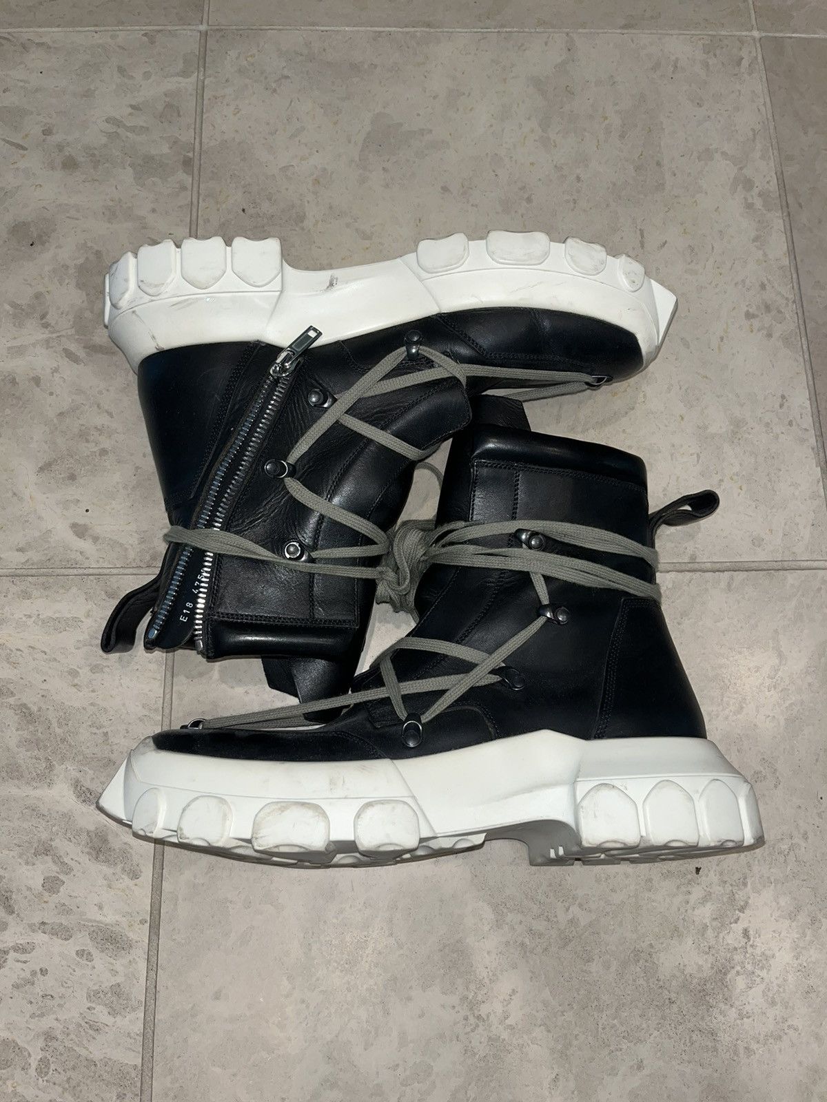 Rick owens sale hexagram boots