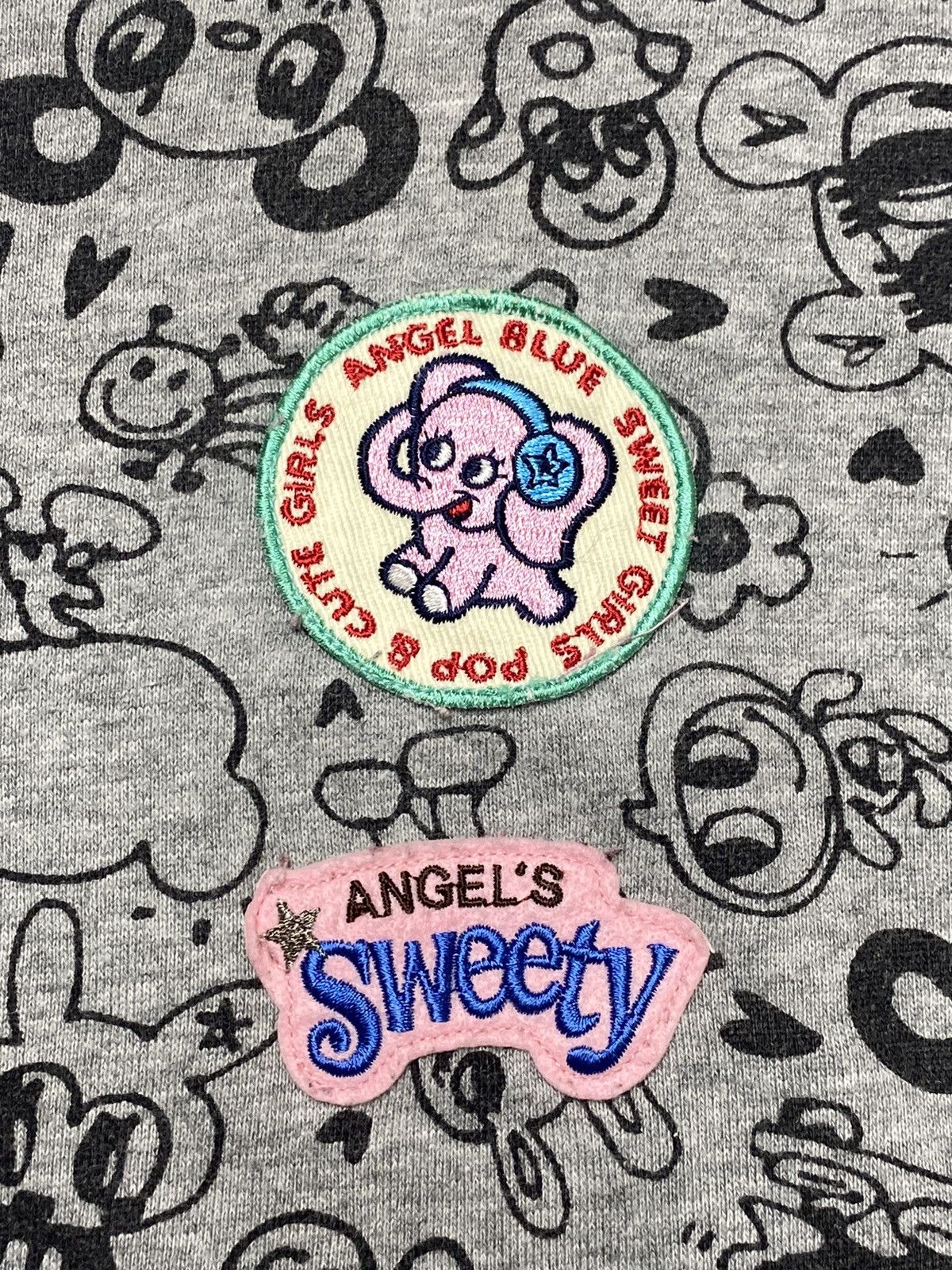 Hysteric Glamour × Japanese Brand 1990s Angel Blue - Sketch Mascot Crewneck Size US M / EU 48-50 / 2 - 8 Thumbnail