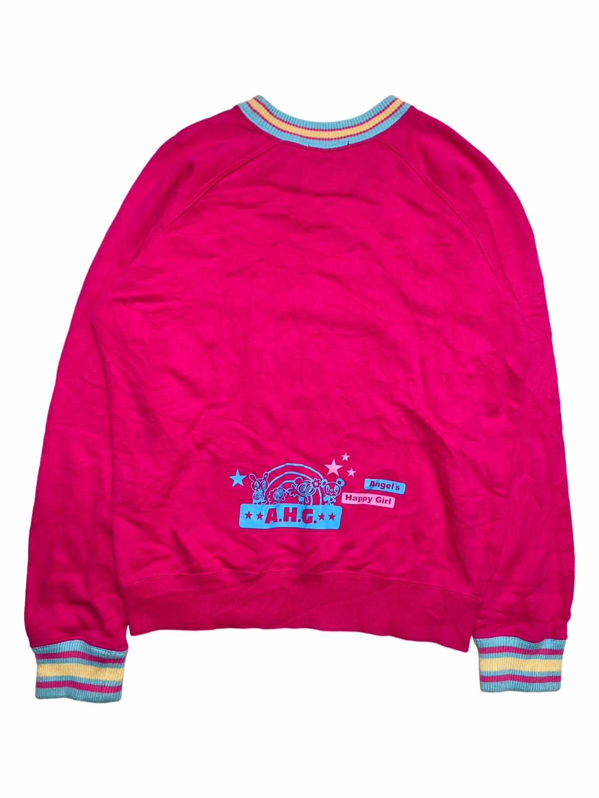 Hysteric Glamour 2000s Angel Blue - Happy Big Smile Crewneck Size US M / EU 48-50 / 2 - 2 Thumbnail