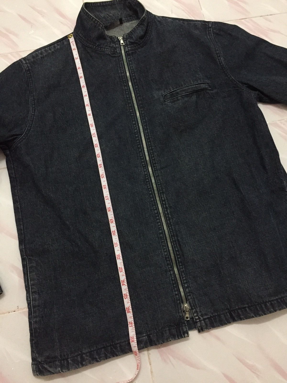 A.P.C. Apc Denim Zipper Jacket 2001 Size US L / EU 52-54 / 3 - 6 Thumbnail