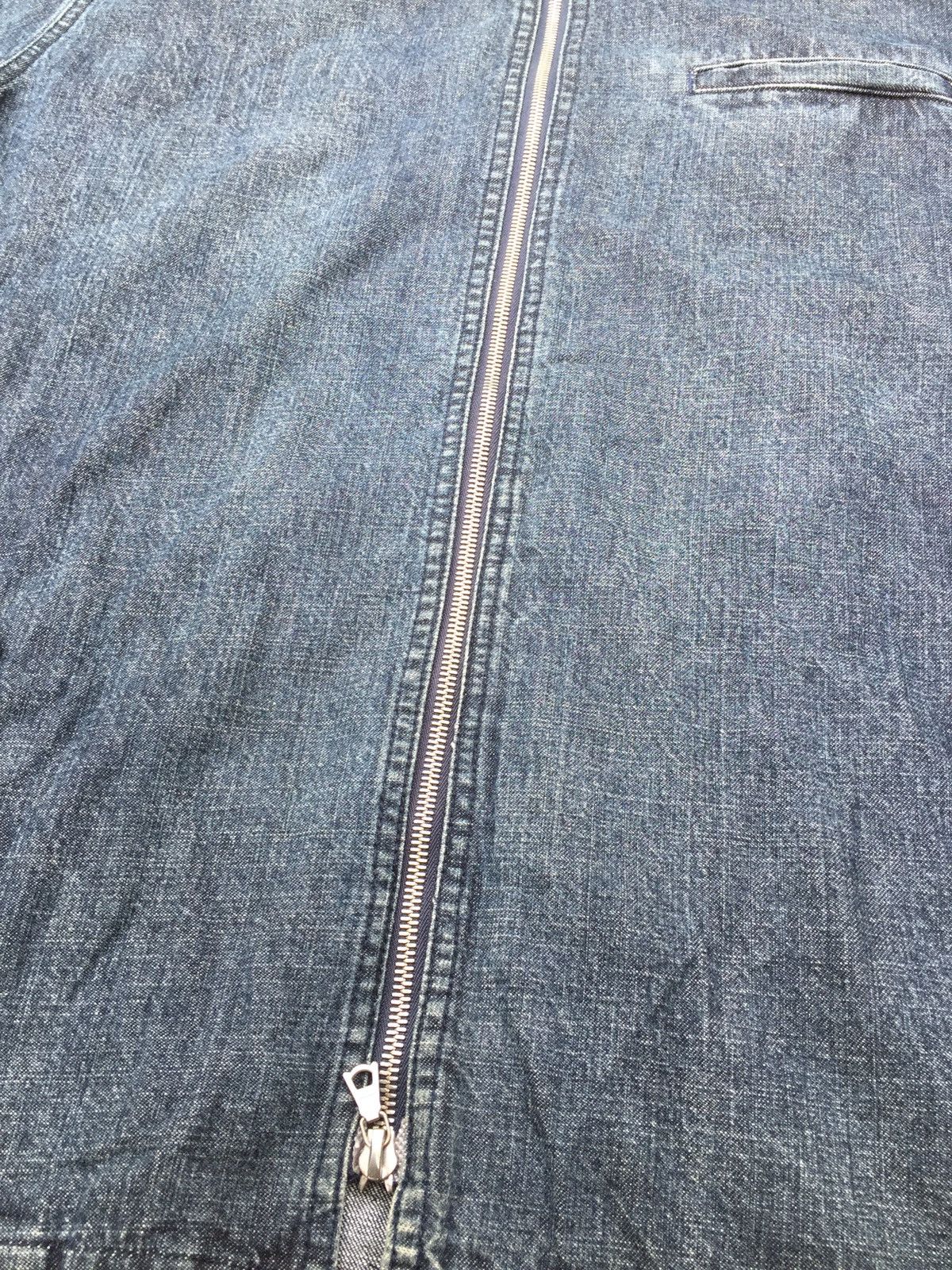 A.P.C. Apc Denim Zipper Jacket 2001 Size US L / EU 52-54 / 3 - 5 Thumbnail