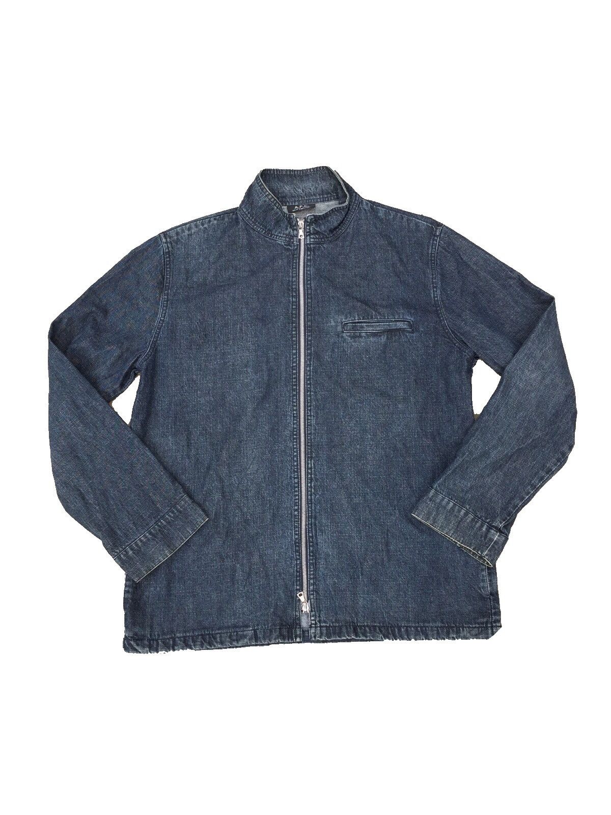 A.P.C. Apc Denim Zipper Jacket 2001 Size US L / EU 52-54 / 3 - 1 Thumbnail