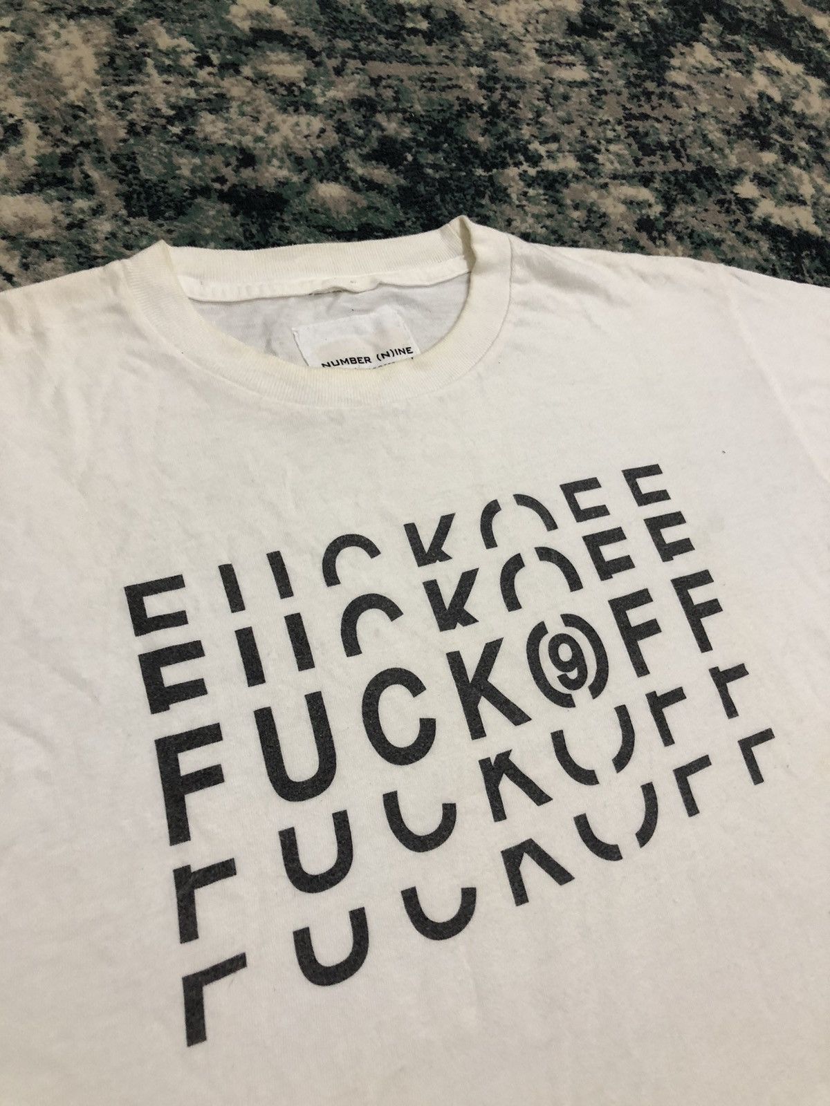 Number (N)ine SS06 Number (N)ine Studious Fuck Off Tee Shirt Size US M / EU 48-50 / 2 - 3 Thumbnail