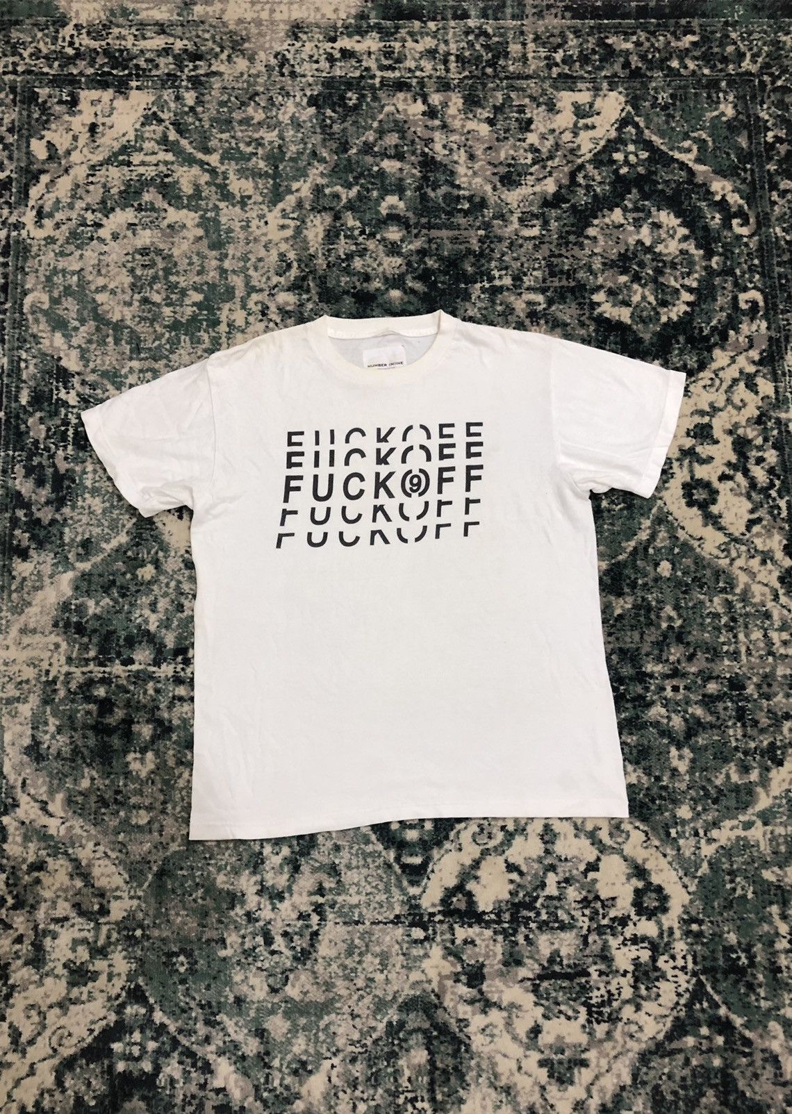 Number (N)ine SS06 Number (N)ine Studious Fuck Off Tee Shirt Size US M / EU 48-50 / 2 - 2 Thumbnail